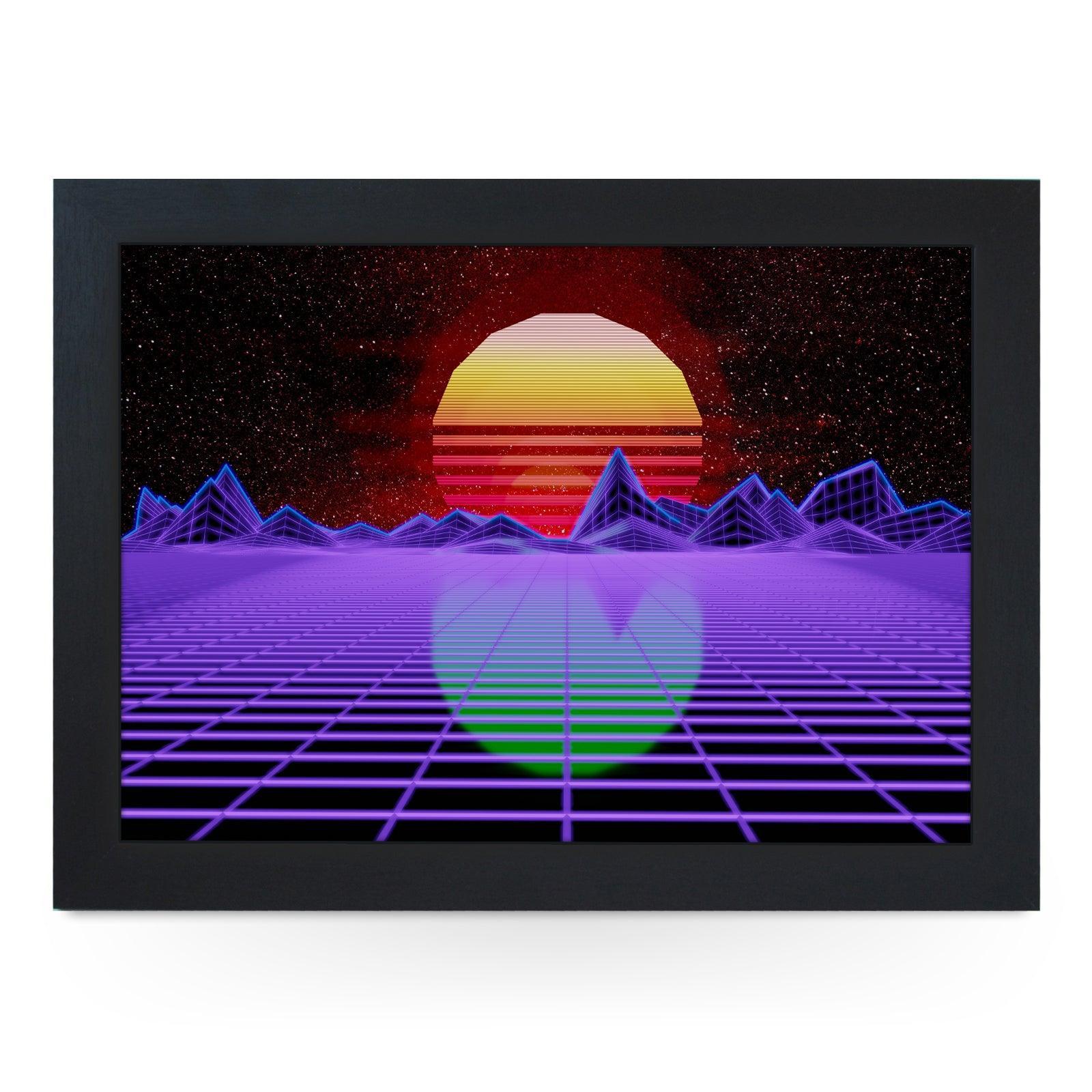 Vaporwave Lap Tray - L874 Personalised Lap Trays
