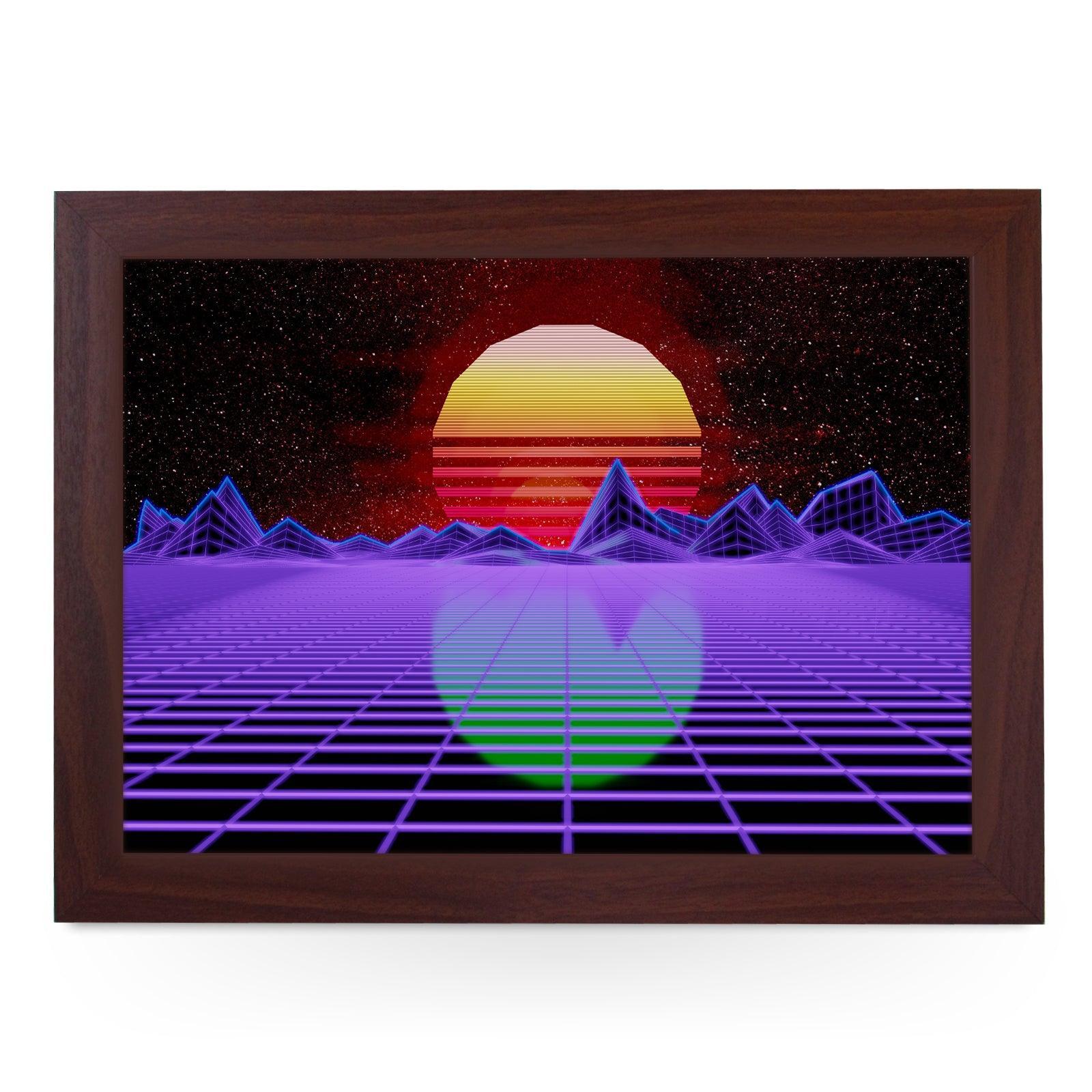 Vaporwave Lap Tray - L874 Personalised Lap Trays