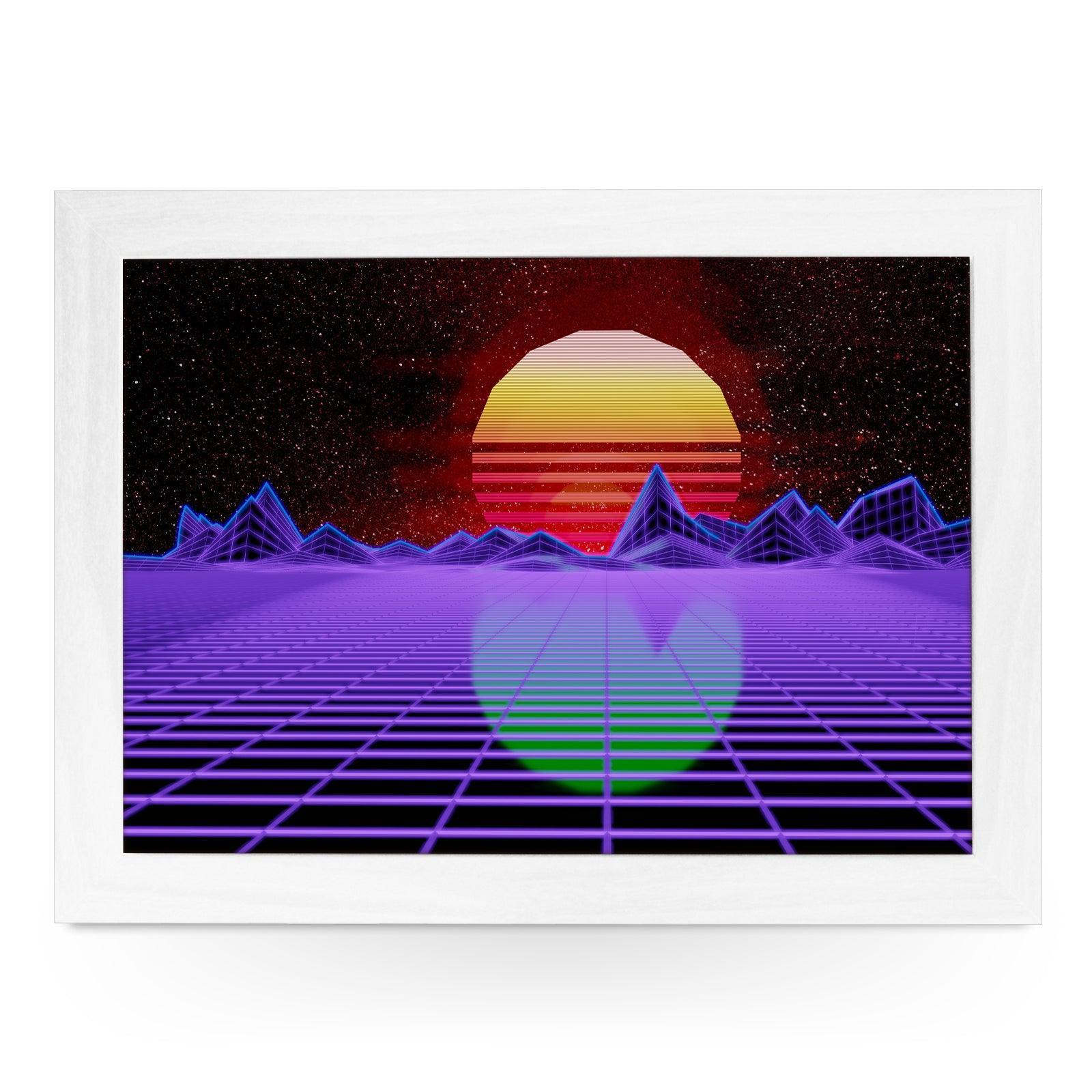 Vaporwave Lap Tray - L874 Personalised Lap Trays