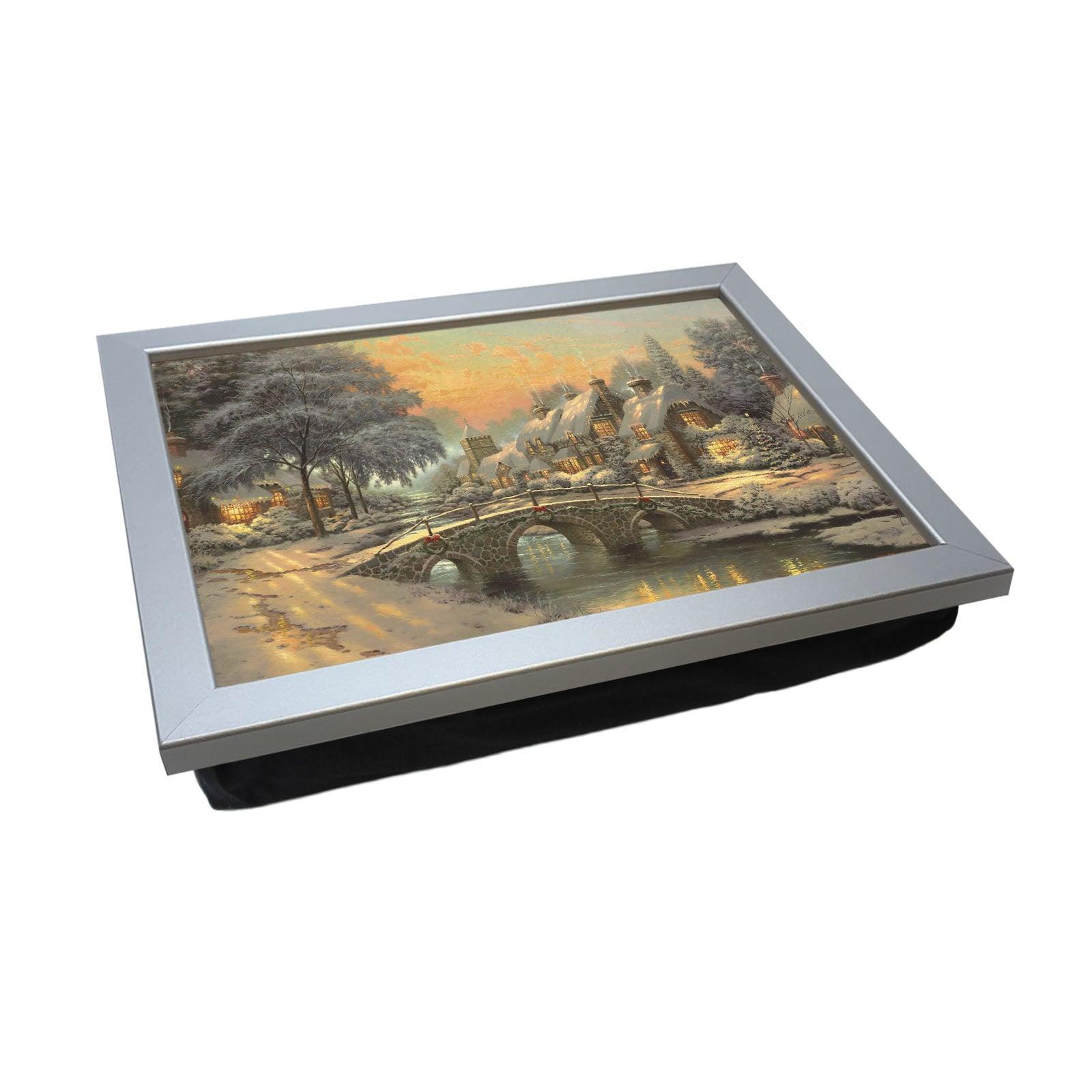 Victorian Christmas Bridge Scene Lap Tray - L022 - Yoosh