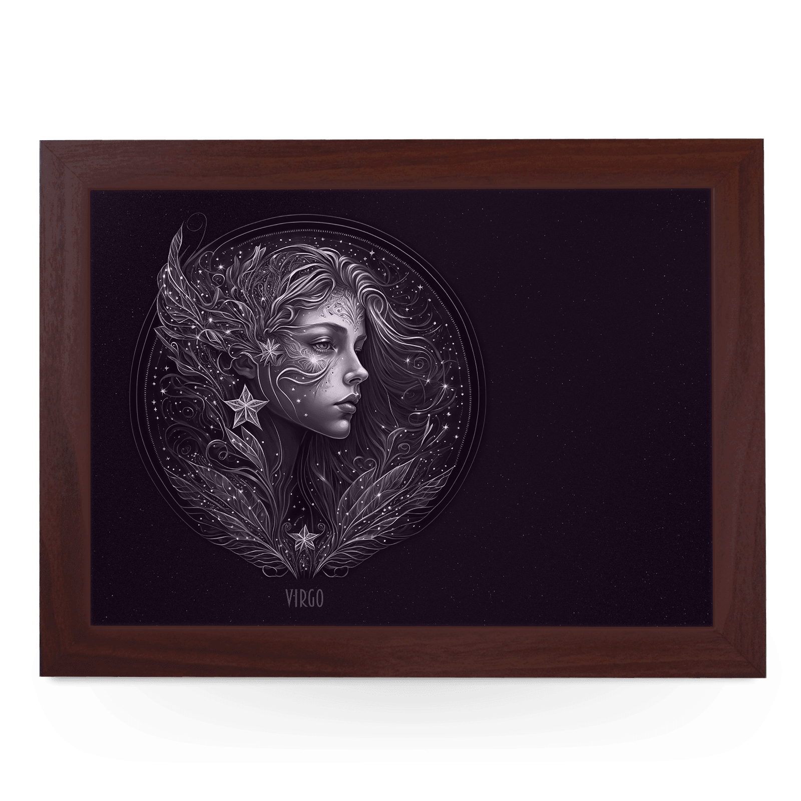 Virgo Star Sign Lap Tray - L1062 - Cushioned Lap Trays by Yoosh