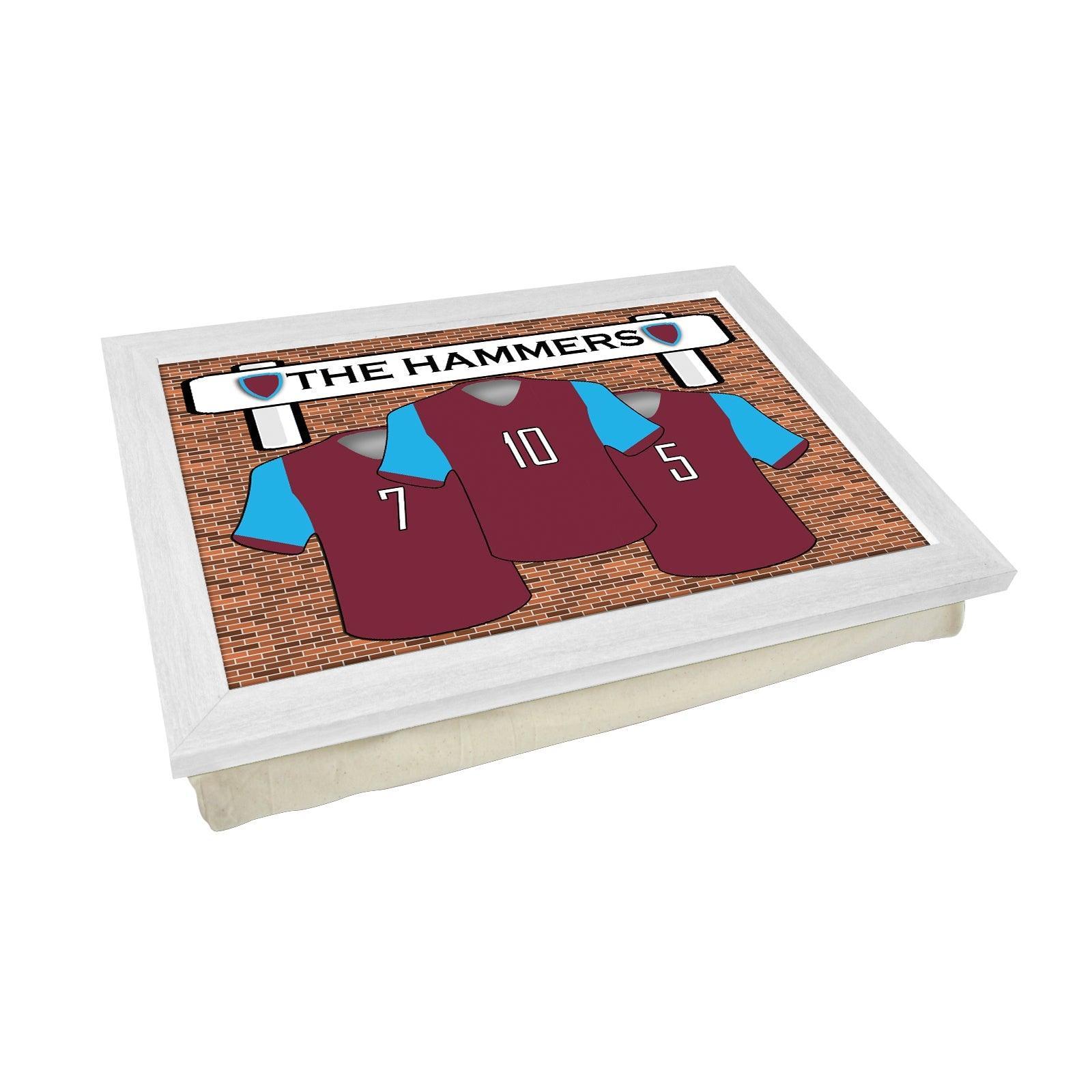 West Ham FC The Hammers - Lap Tray L925 - Cushioned Lap Trays by Yoosh