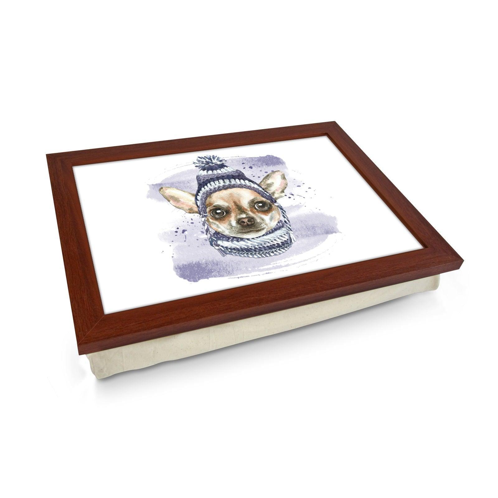 Winter Pup Lap Tray - L605 Personalised Lap Trays