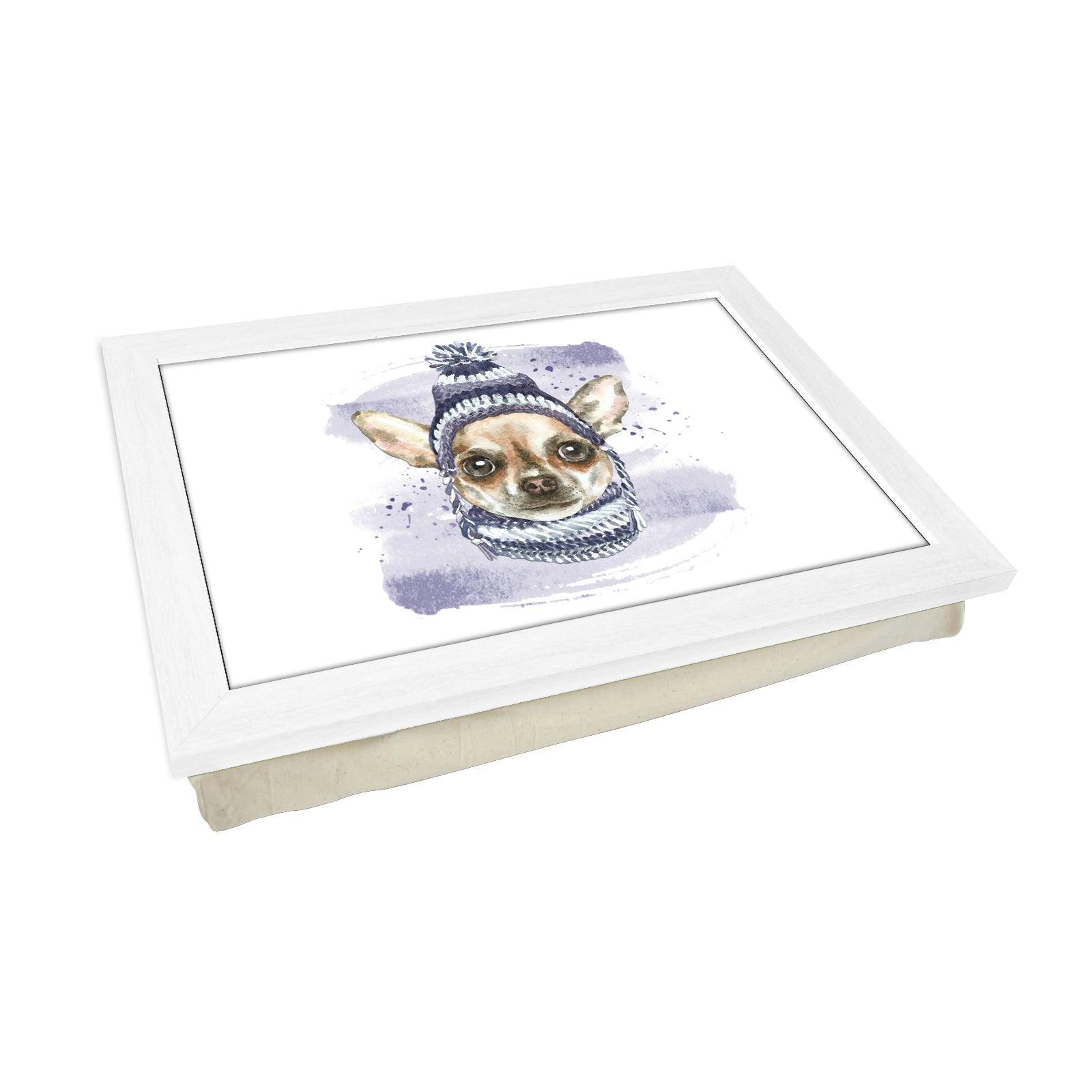 Winter Pup Lap Tray - L605 Personalised Lap Trays
