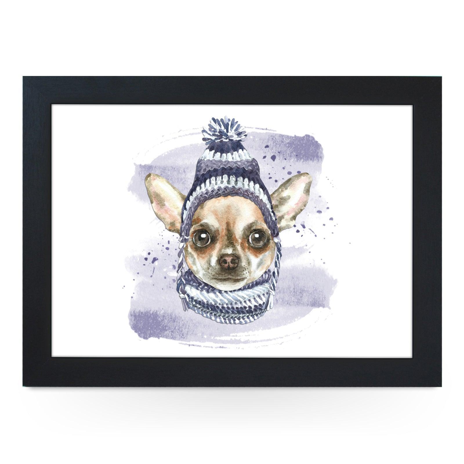 Winter Pup Lap Tray - L605 Personalised Lap Trays