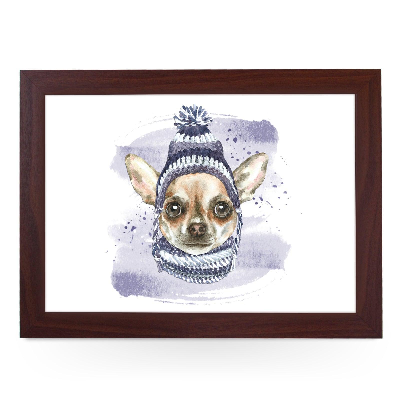 Winter Pup Lap Tray - L605 Personalised Lap Trays