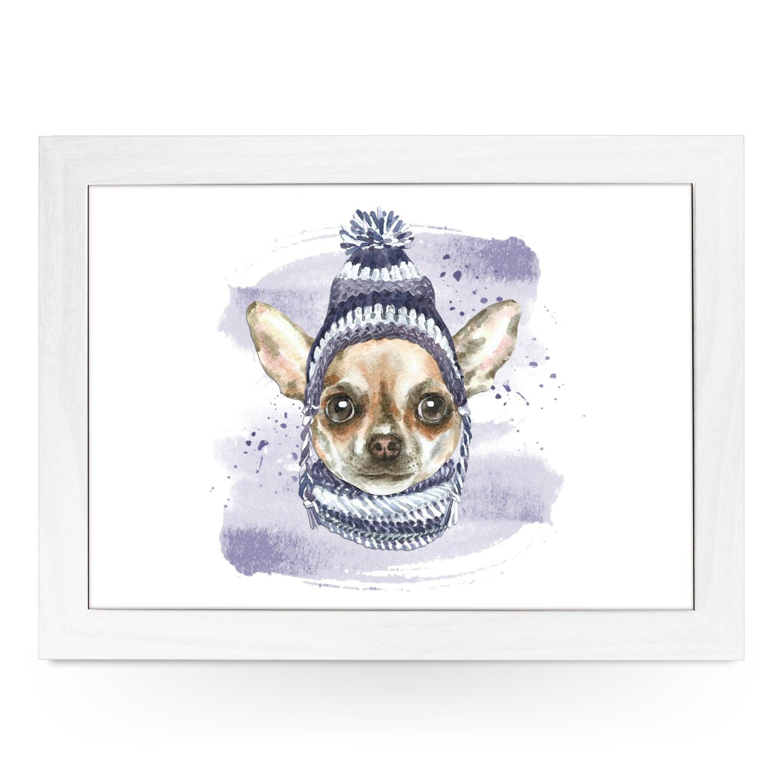 Winter Pup Lap Tray - L605 Personalised Lap Trays