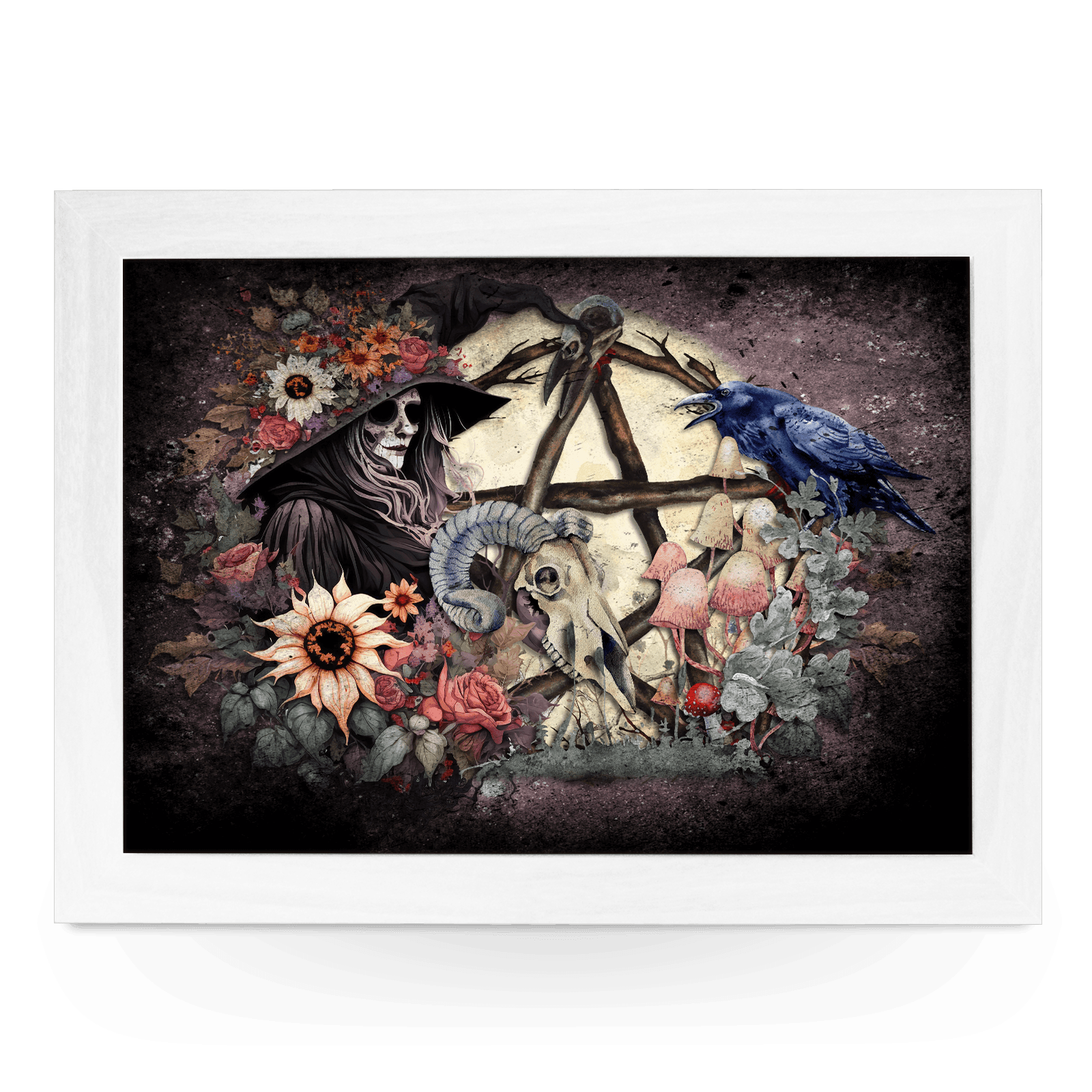 Witch of the Night Lap Tray - L1166 - Cushioned Lap Trays by Yoosh