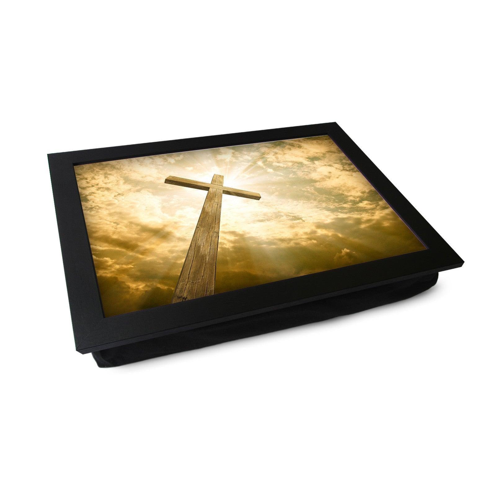 Wooden Cross Lap Tray - L0438 Personalised Lap Trays