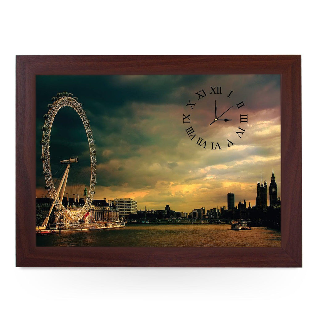Wooden Picture Frame Clock. CL0043 London Eye Yoosh