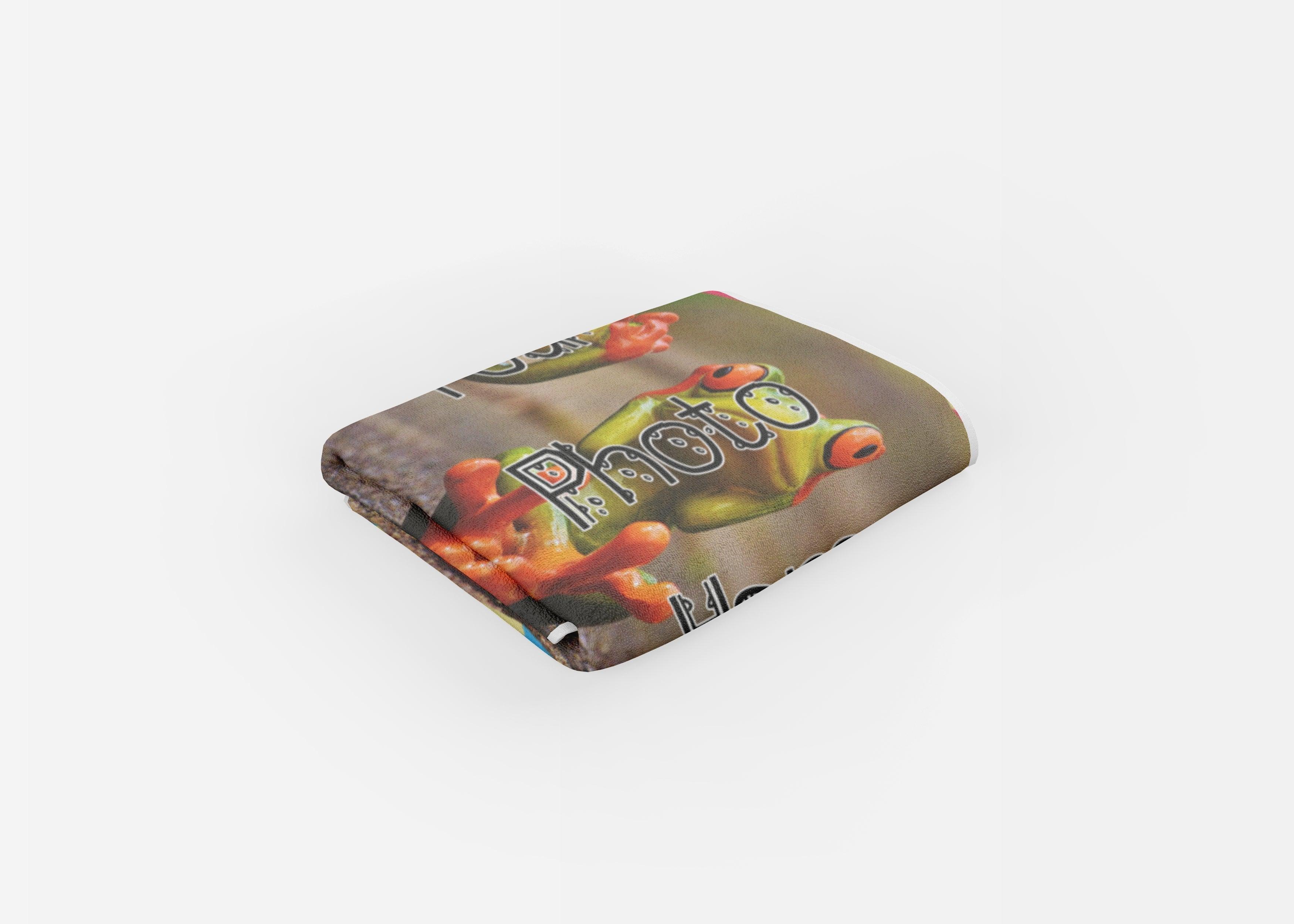 YOUR PHOTO In A Colouring Pencils Frame - Beach Towel Cushioned Lap Trays by Yoosh