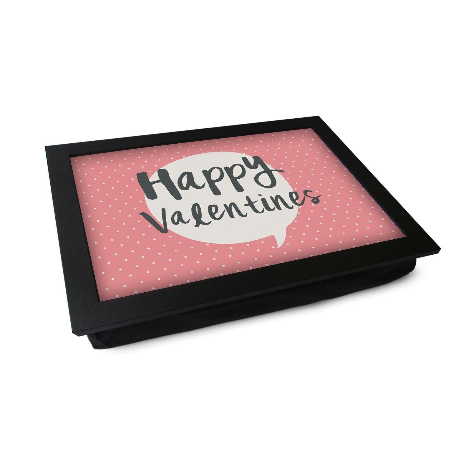 Happy Valentine's Speech Bubble Lap Tray - L0458 Personalised Lap Trays