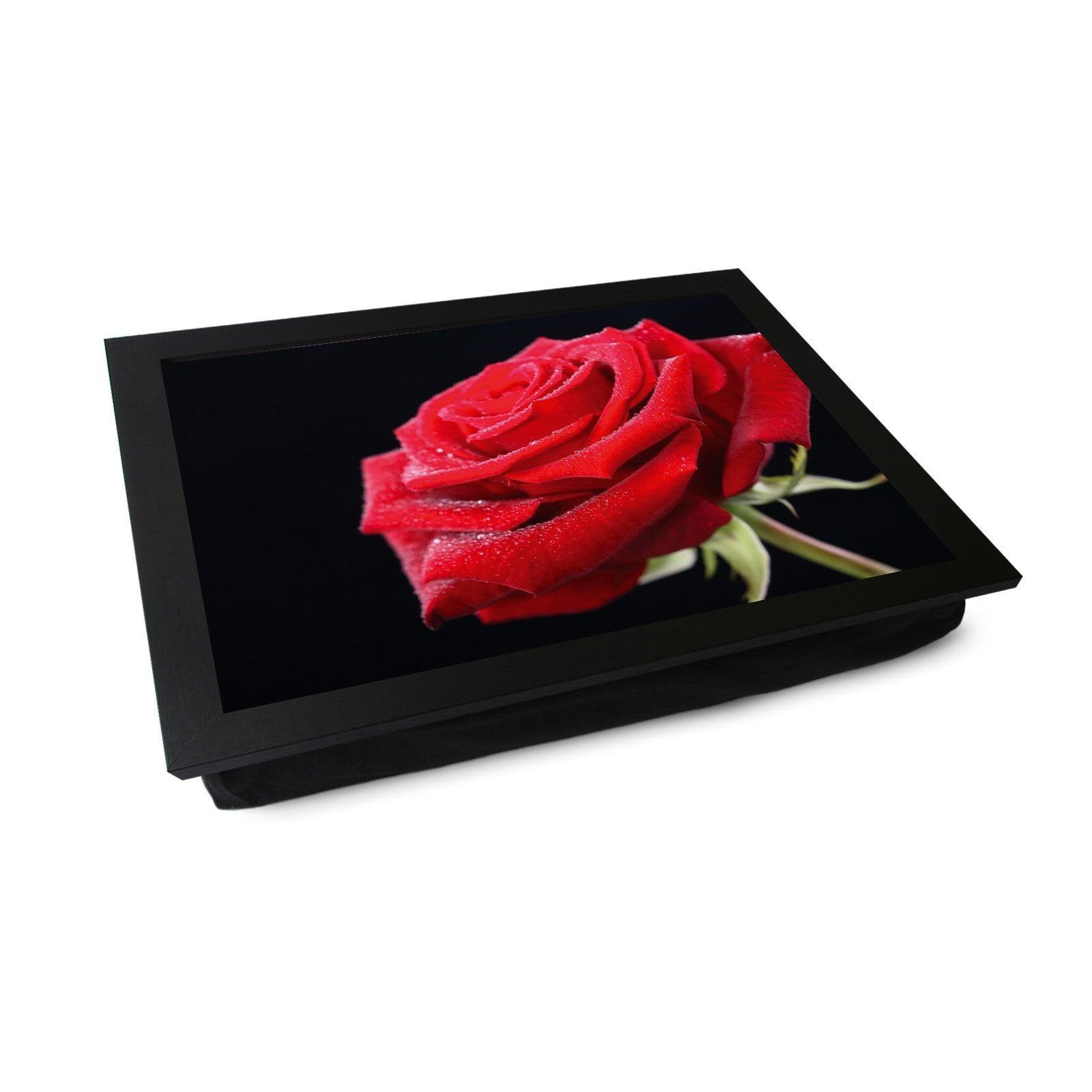Red Rose Lap Tray - L0459 Personalised Lap Trays