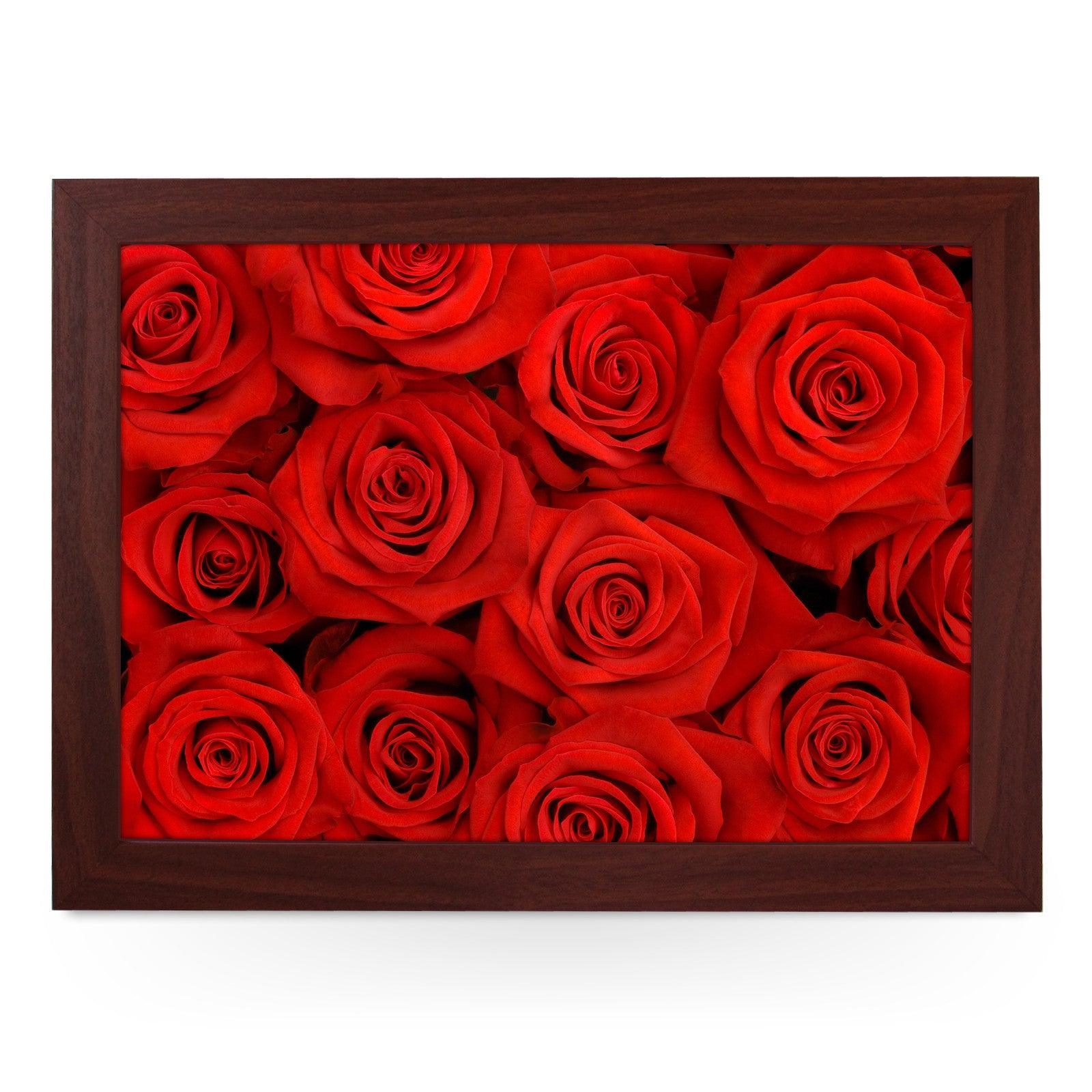 Red Roses Lap Tray - L0460 Personalised Lap Trays
