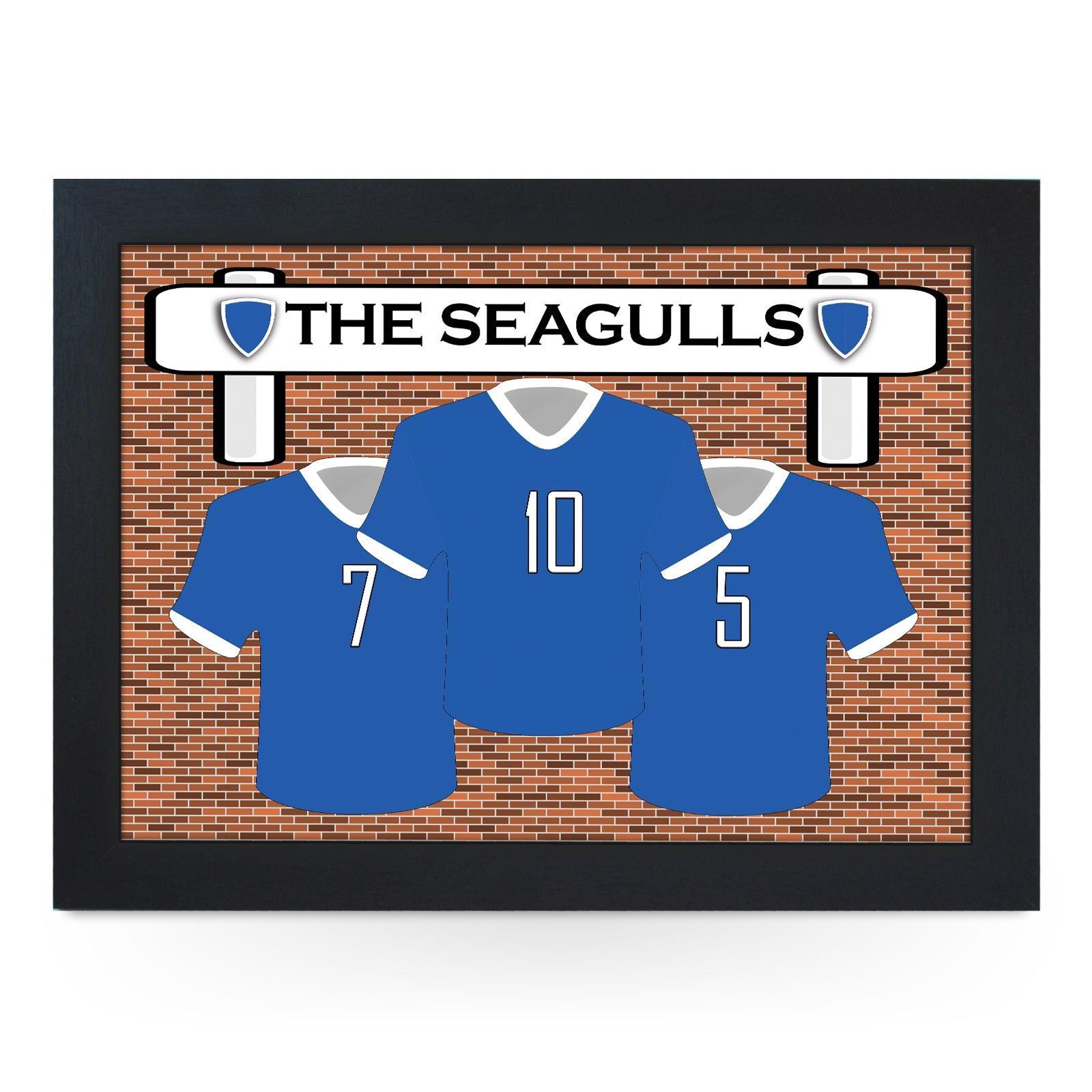 Brighton & Hove Albion FC 'The Seagulls' Lap Tray - L910 Personalised Lap Trays
