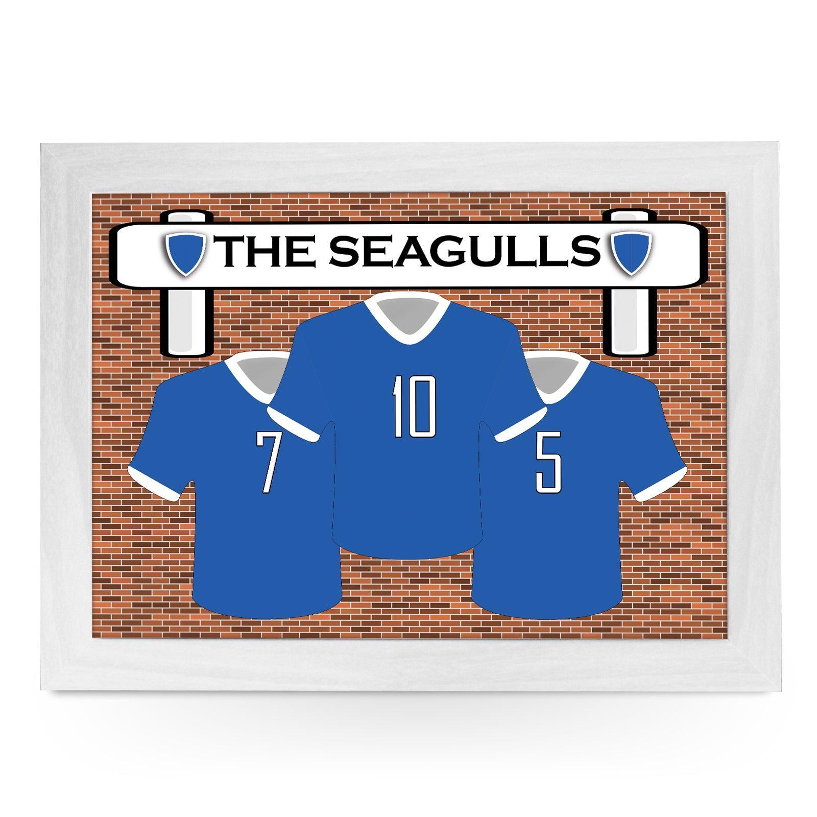 Brighton & Hove Albion FC 'The Seagulls' Lap Tray - L910 Personalised Lap Trays