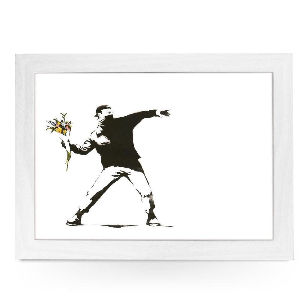 Banksy Bouquet Grenade Lap Tray - L0468 Personalised Lap Trays