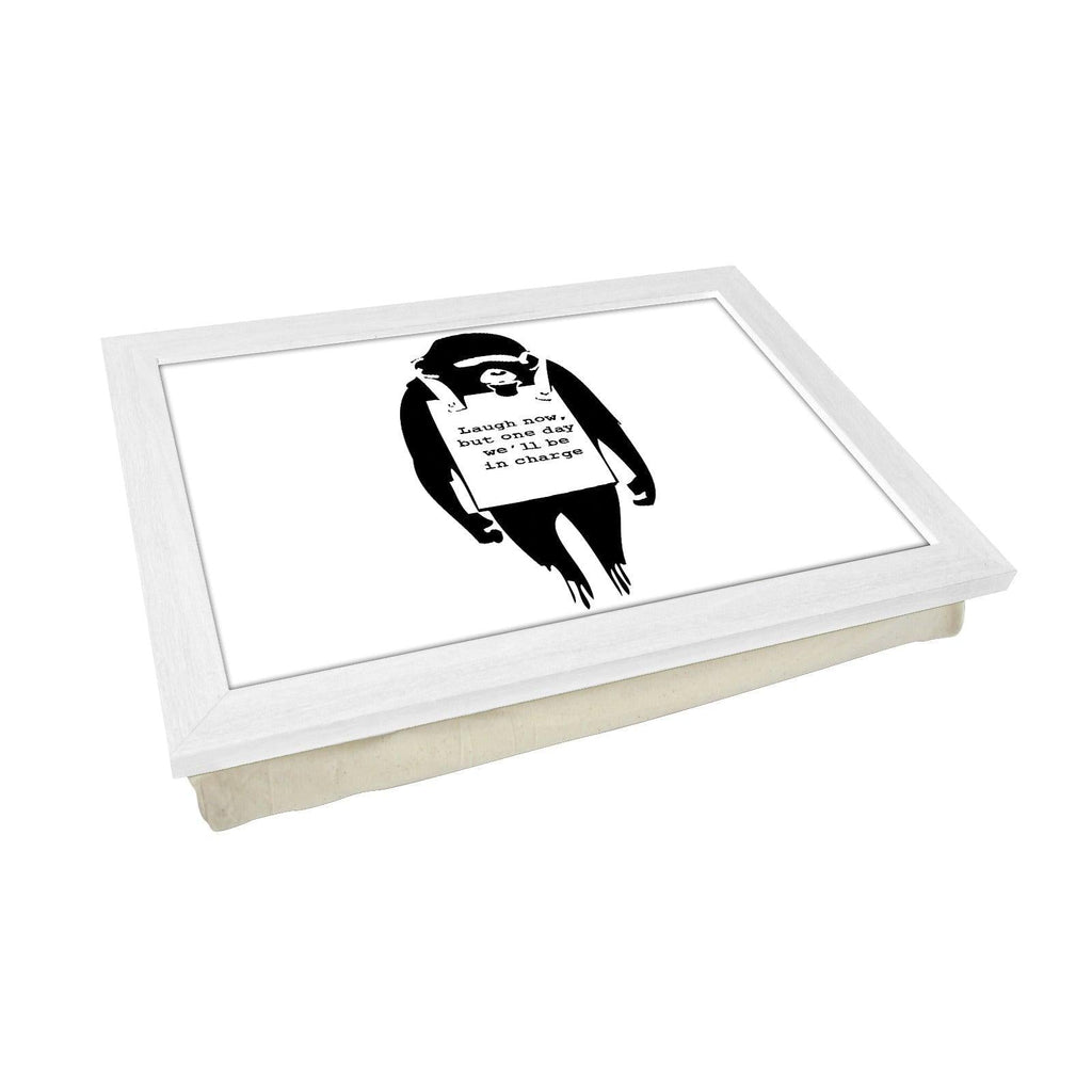 Banksy Monkey Lap Tray - L0016 Personalised Lap Trays