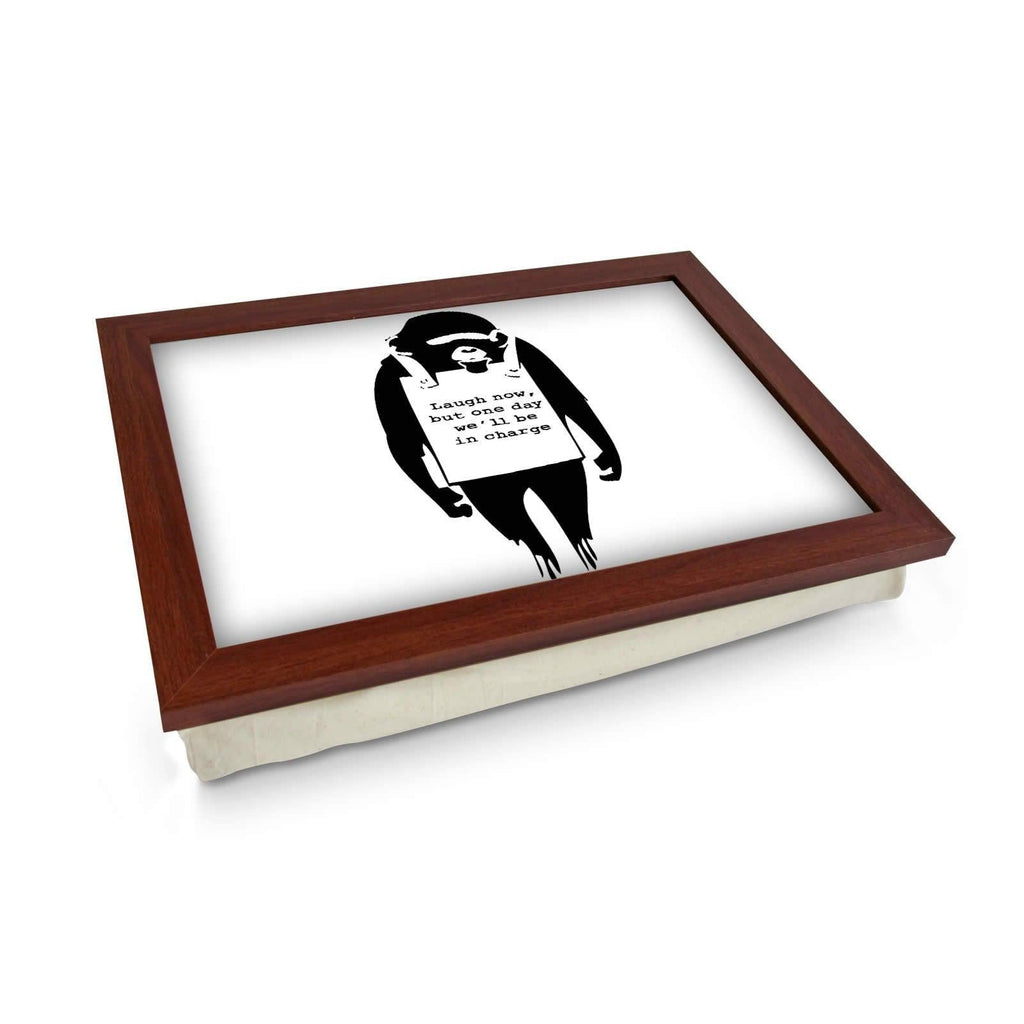 Banksy Monkey Lap Tray - L0016 Personalised Lap Trays