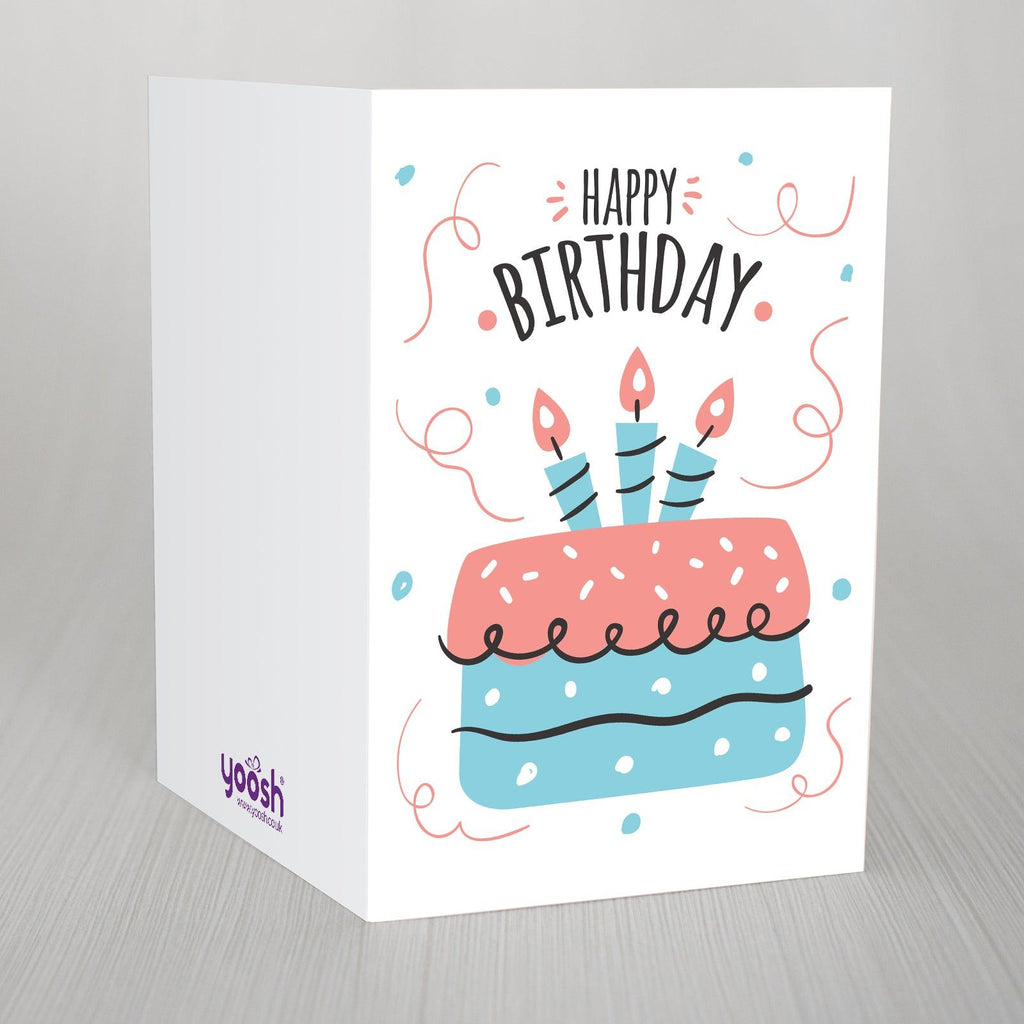 Birthday Cake Birthday A5 Card "Happy Birthday" Yoosh