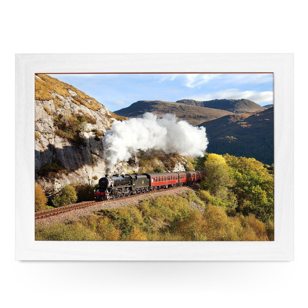 Black 5 near Polnish on the West Highland Train Lap Tray - JFS00001 Personalised Lap Trays