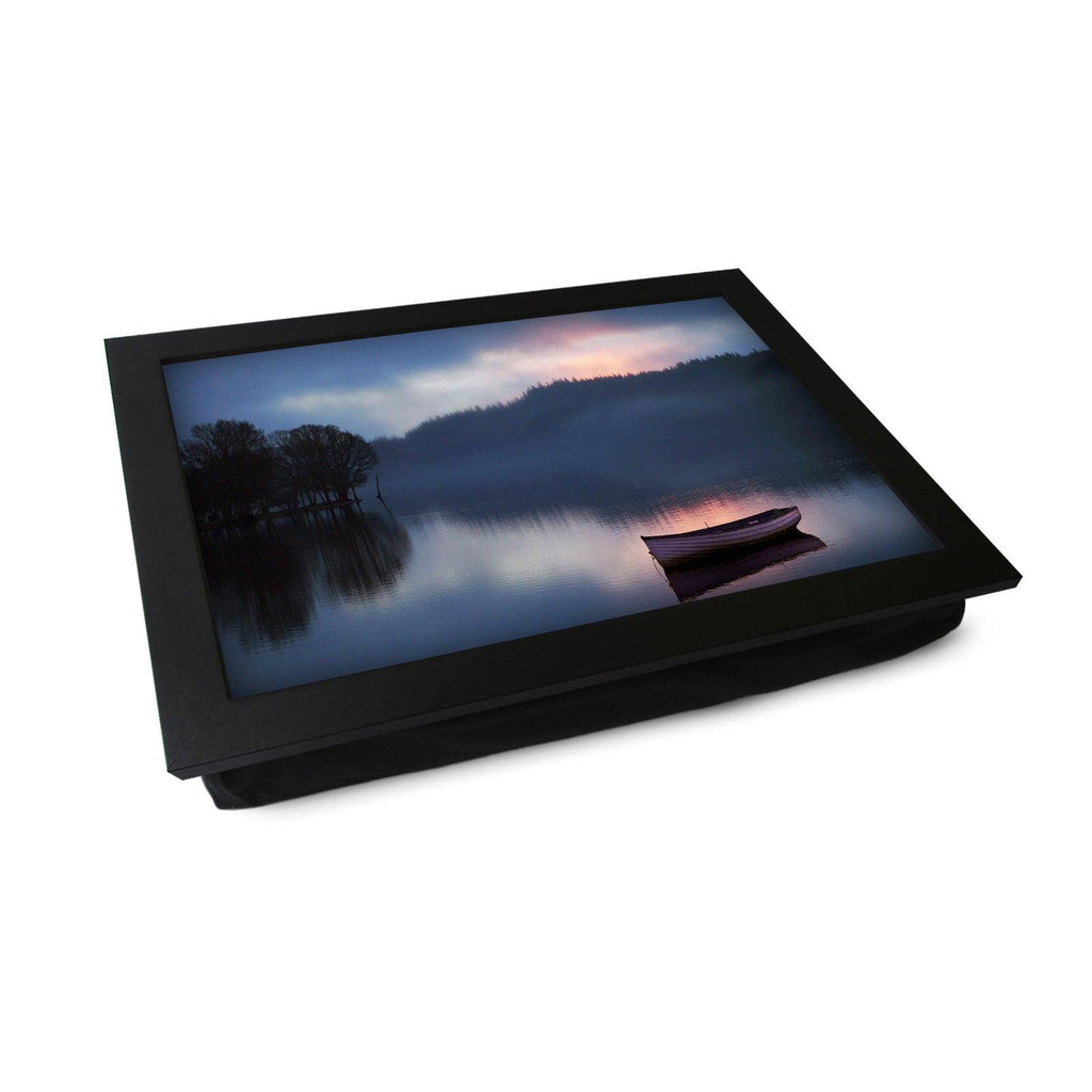 Boat on a Lake Lap Tray - L0018 Personalised Lap Trays