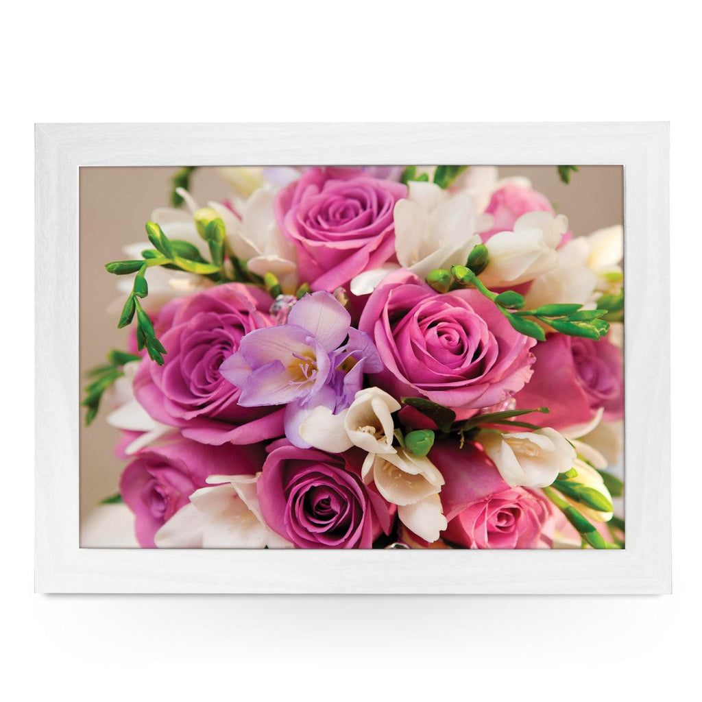 Bouquet Of Flowers Lap Tray - L0168 Personalised Lap Trays