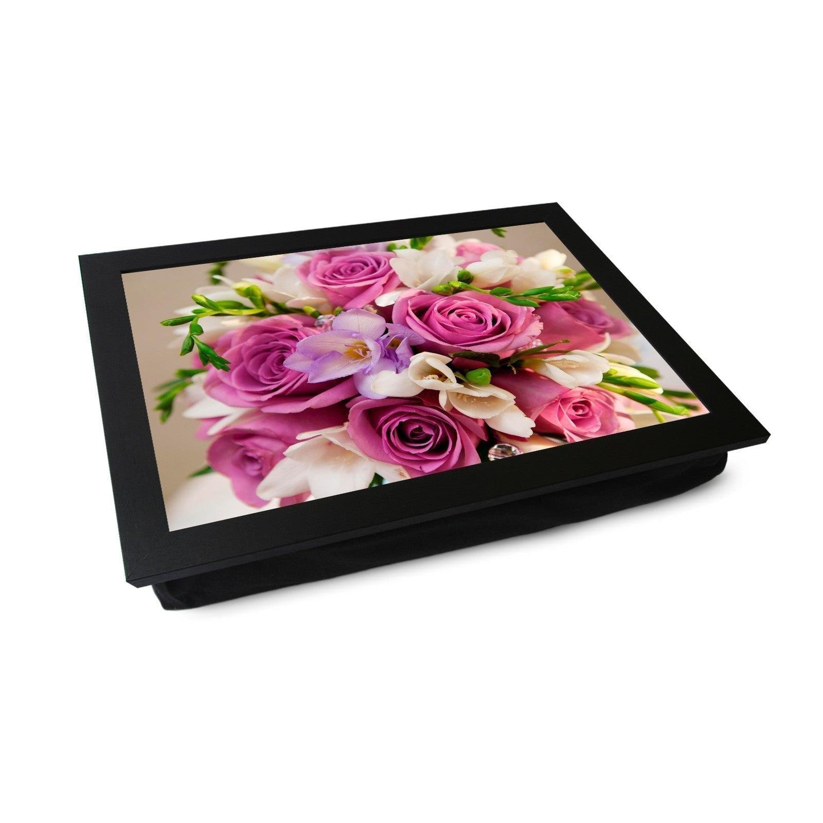 Bouquet Of Flowers Lap Tray - L0168 Personalised Lap Trays