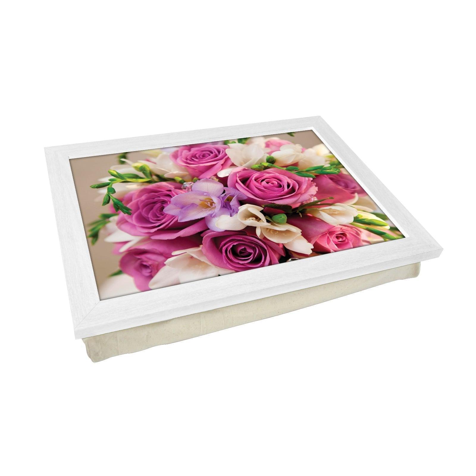 Bouquet Of Flowers Lap Tray - L0168 Personalised Lap Trays