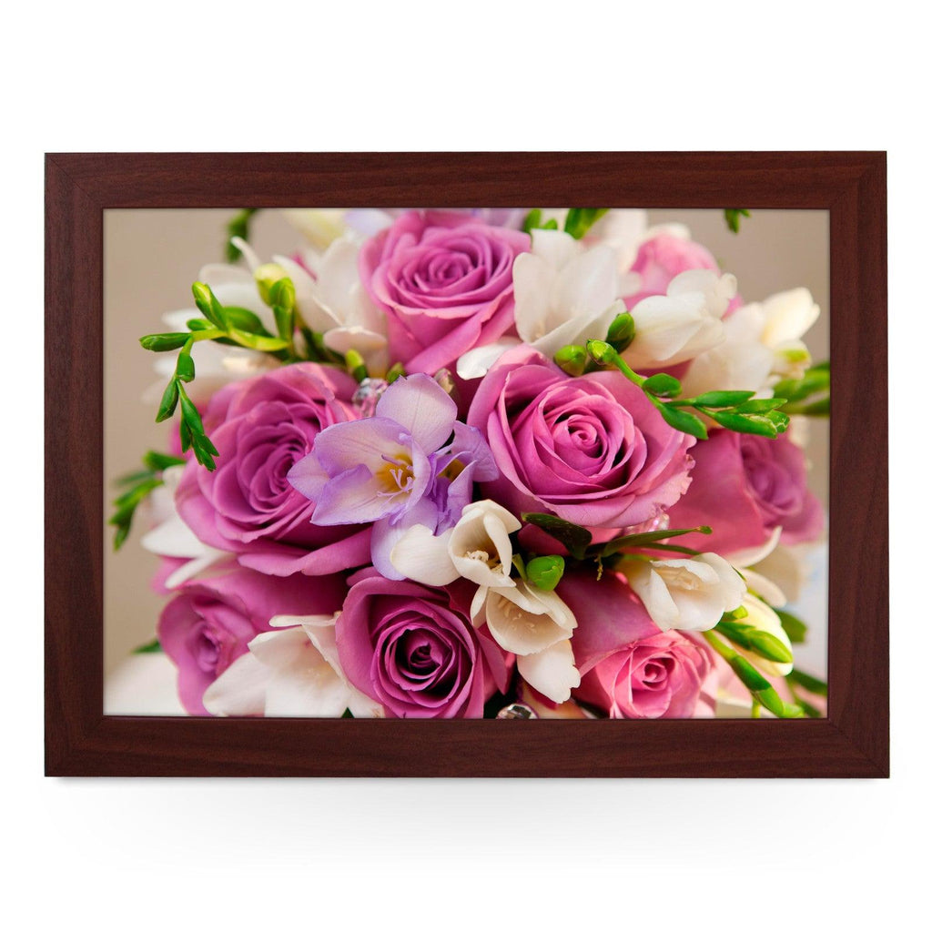 Bouquet Of Flowers Lap Tray - L0168 Personalised Lap Trays