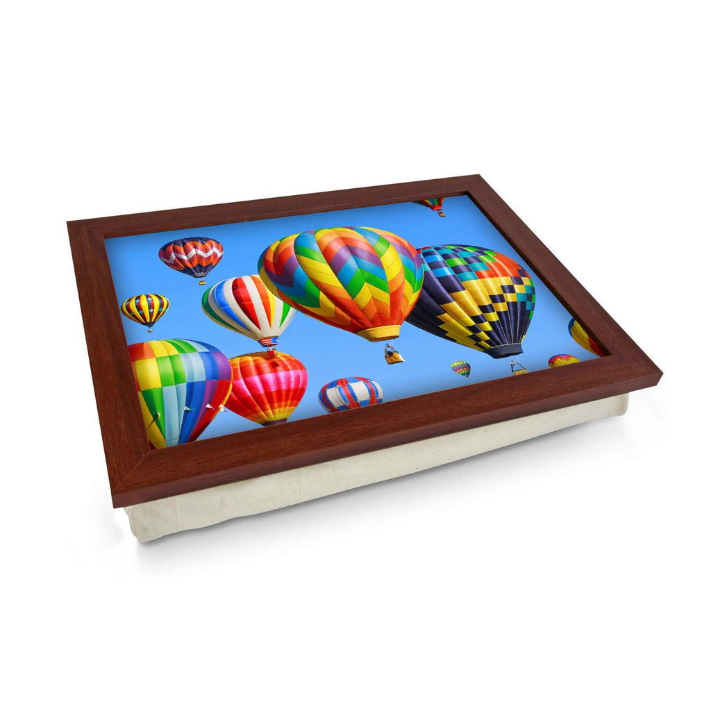 Colourful Hot Air Balloons Lap Tray - L0094 Personalised Lap Trays