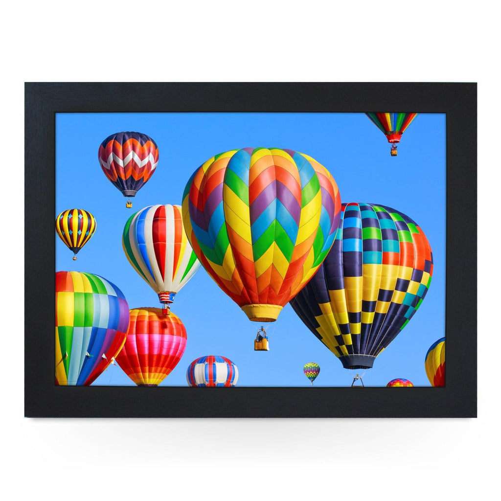 Colourful Hot Air Balloons Lap Tray - L0094 Personalised Lap Trays
