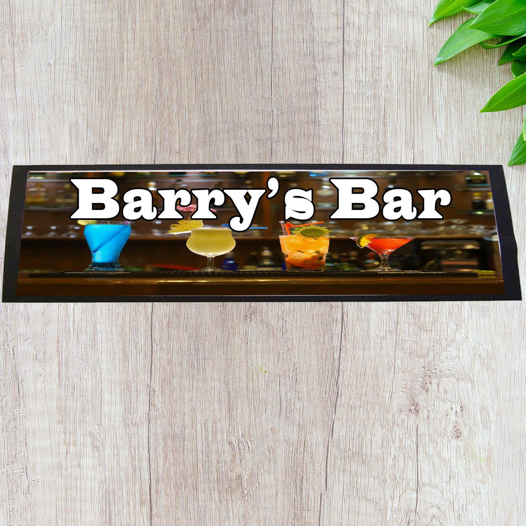 Design Your Own Bar Runner Drinks Mat Cushioned Lap Trays by Yoosh