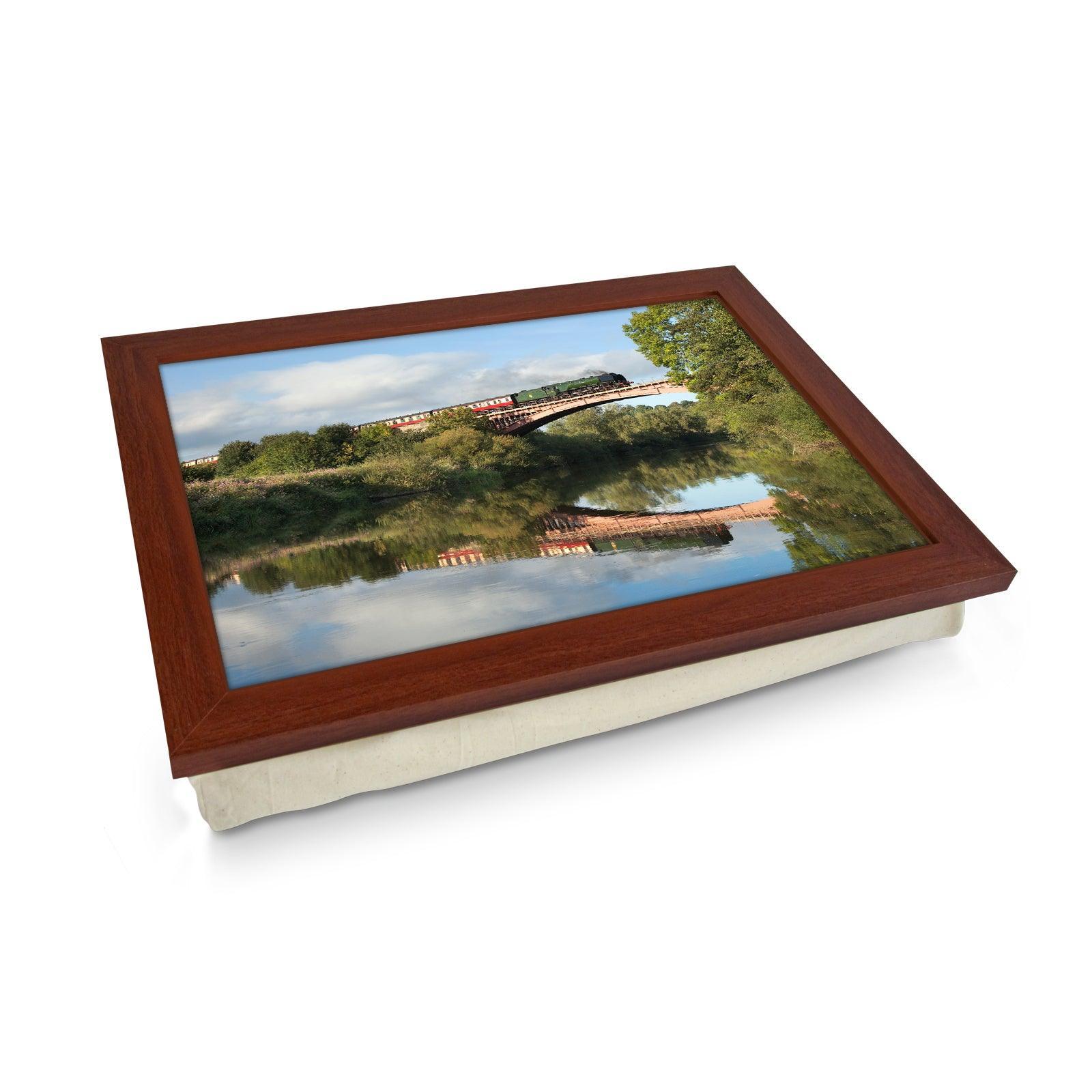 Duchess of Sutherland on Victoria Bridge Train Lap Tray - JFS00037 Personalised Lap Trays