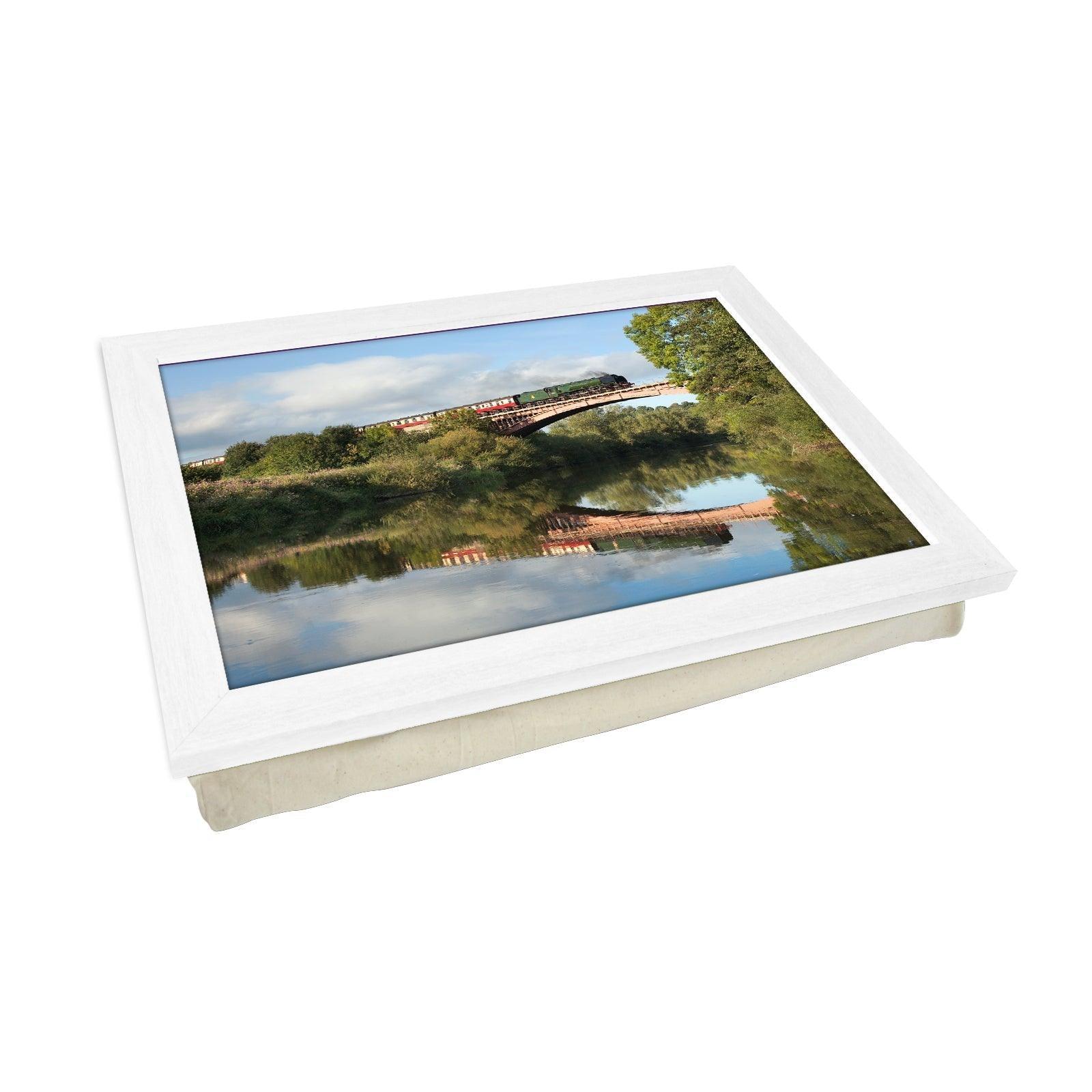 Duchess of Sutherland on Victoria Bridge Train Lap Tray - JFS00037 Personalised Lap Trays