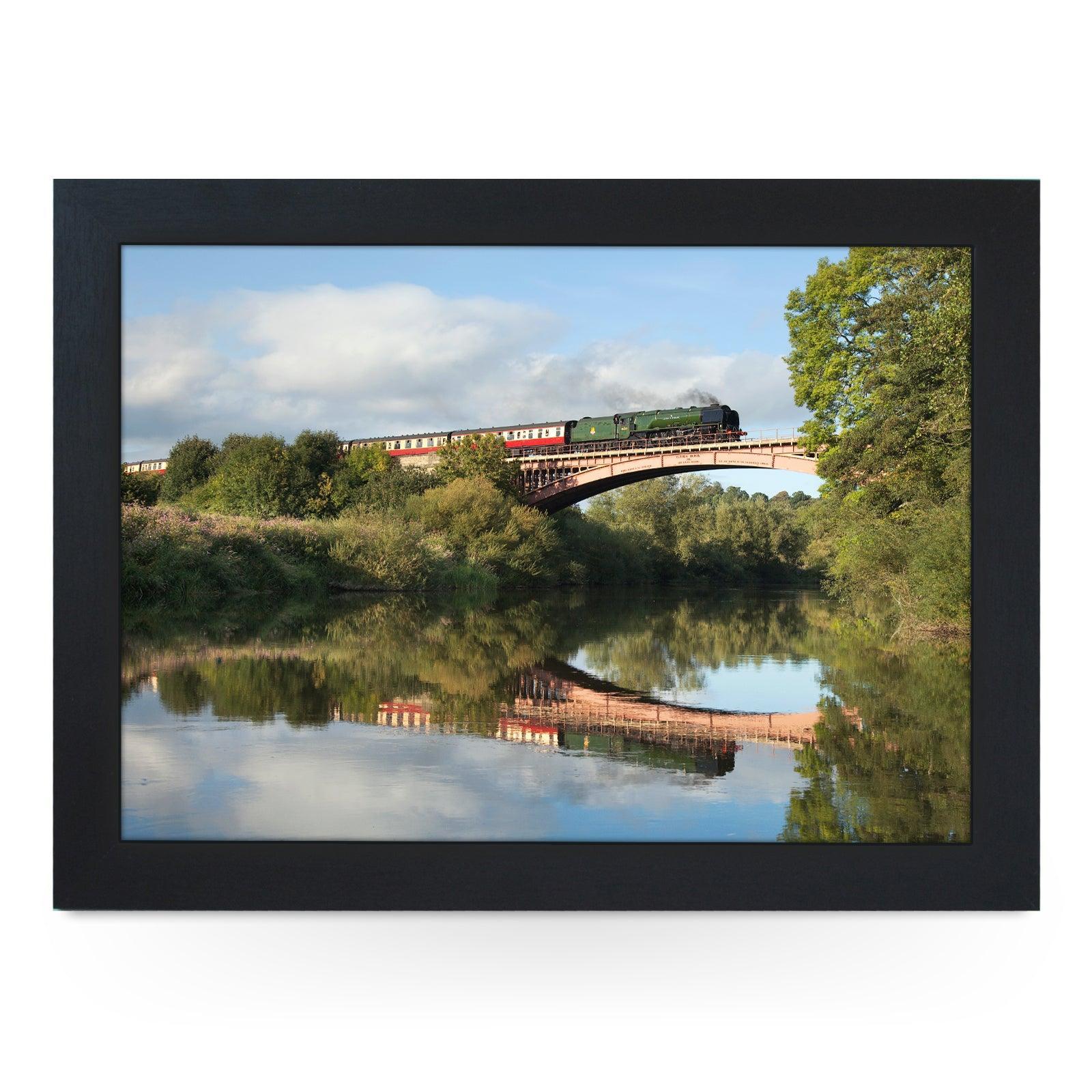 Duchess of Sutherland on Victoria Bridge Train Lap Tray - JFS00037 Personalised Lap Trays