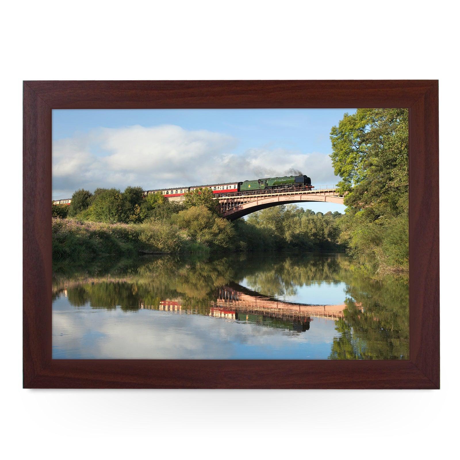 Duchess of Sutherland on Victoria Bridge Train Lap Tray - JFS00037 Personalised Lap Trays