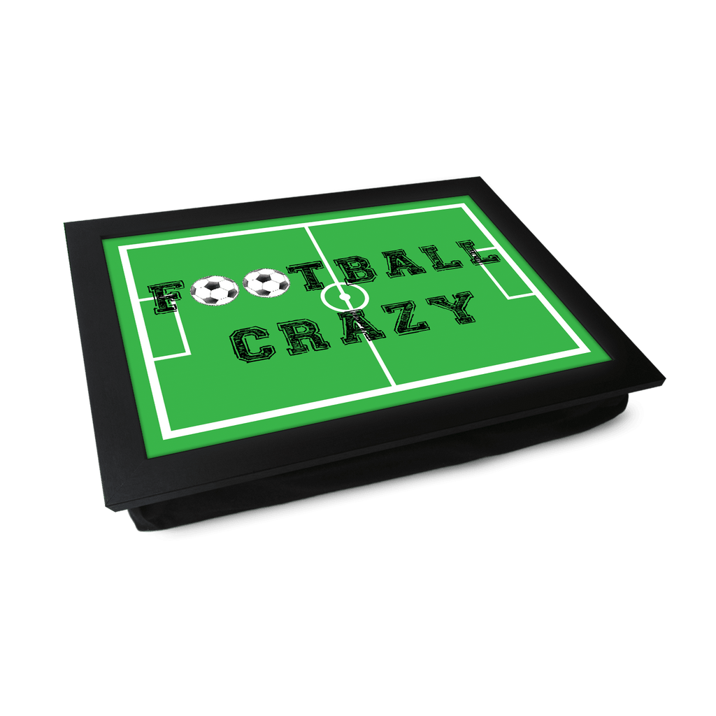 Football Crazy Lap Tray - L654 - Cushioned Lap Trays by Yoosh