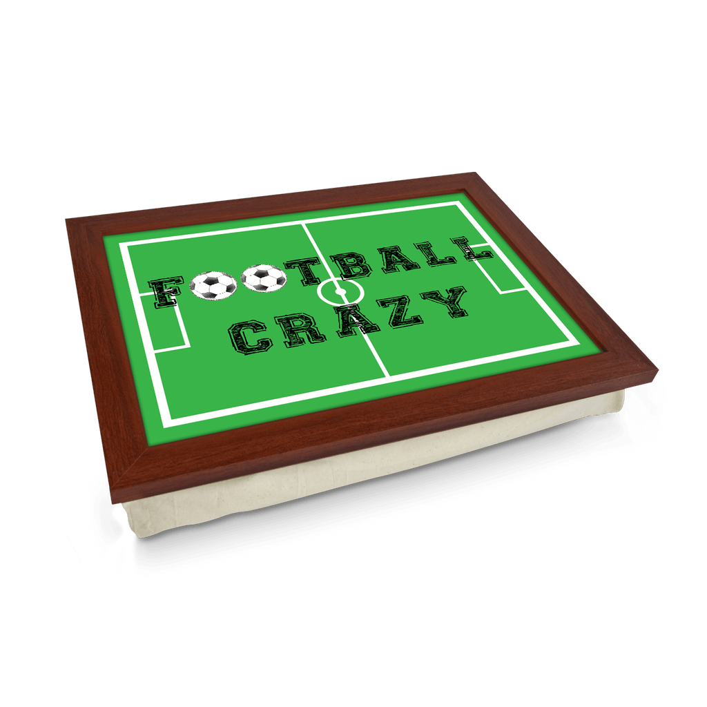 Football Crazy Lap Tray - L654 - Cushioned Lap Trays by Yoosh