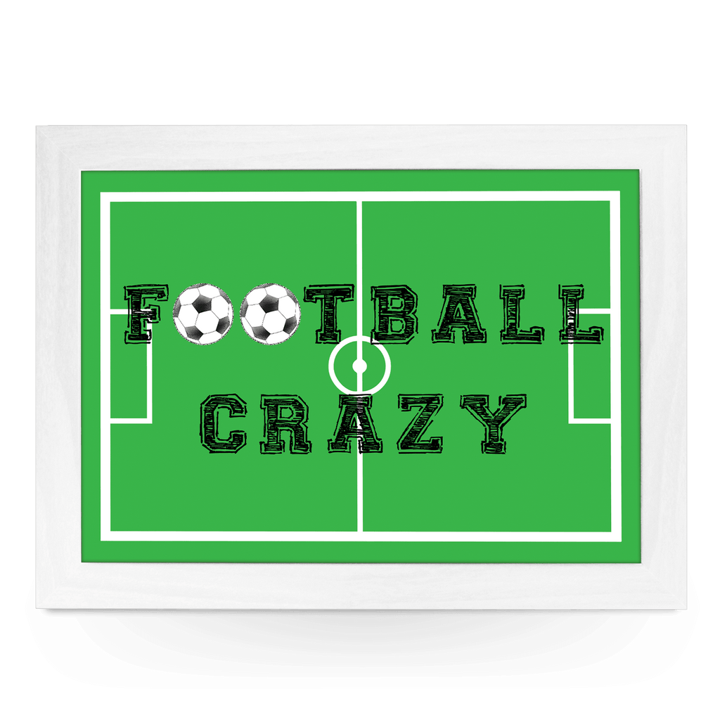 Football Crazy Lap Tray - L654 - Cushioned Lap Trays by Yoosh