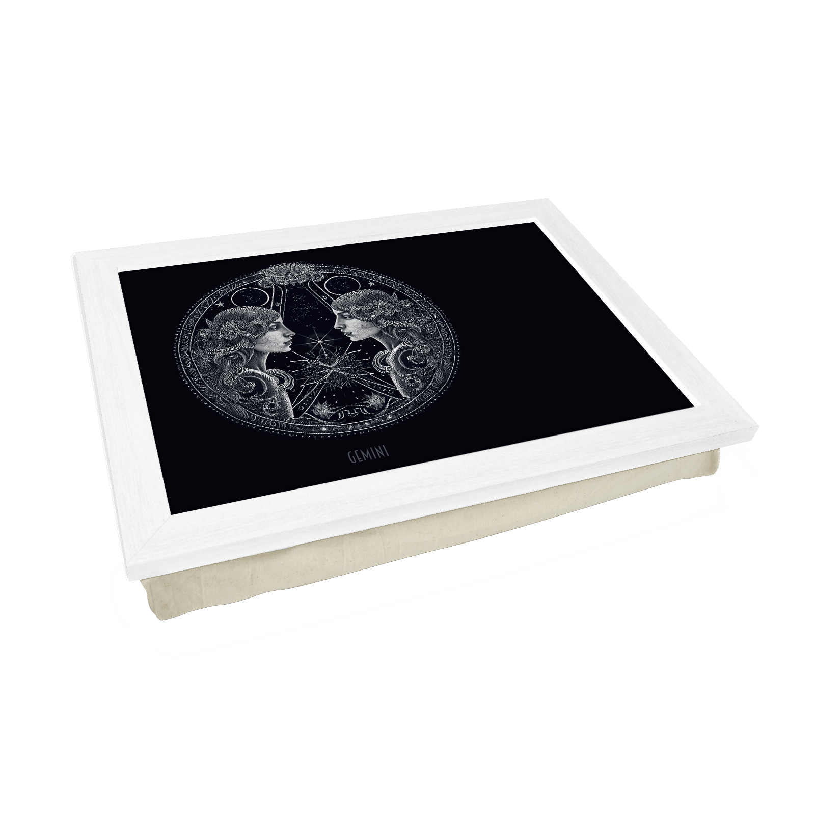 Gemini Star Sign Lap Tray - L1059 - Cushioned Lap Trays by Yoosh