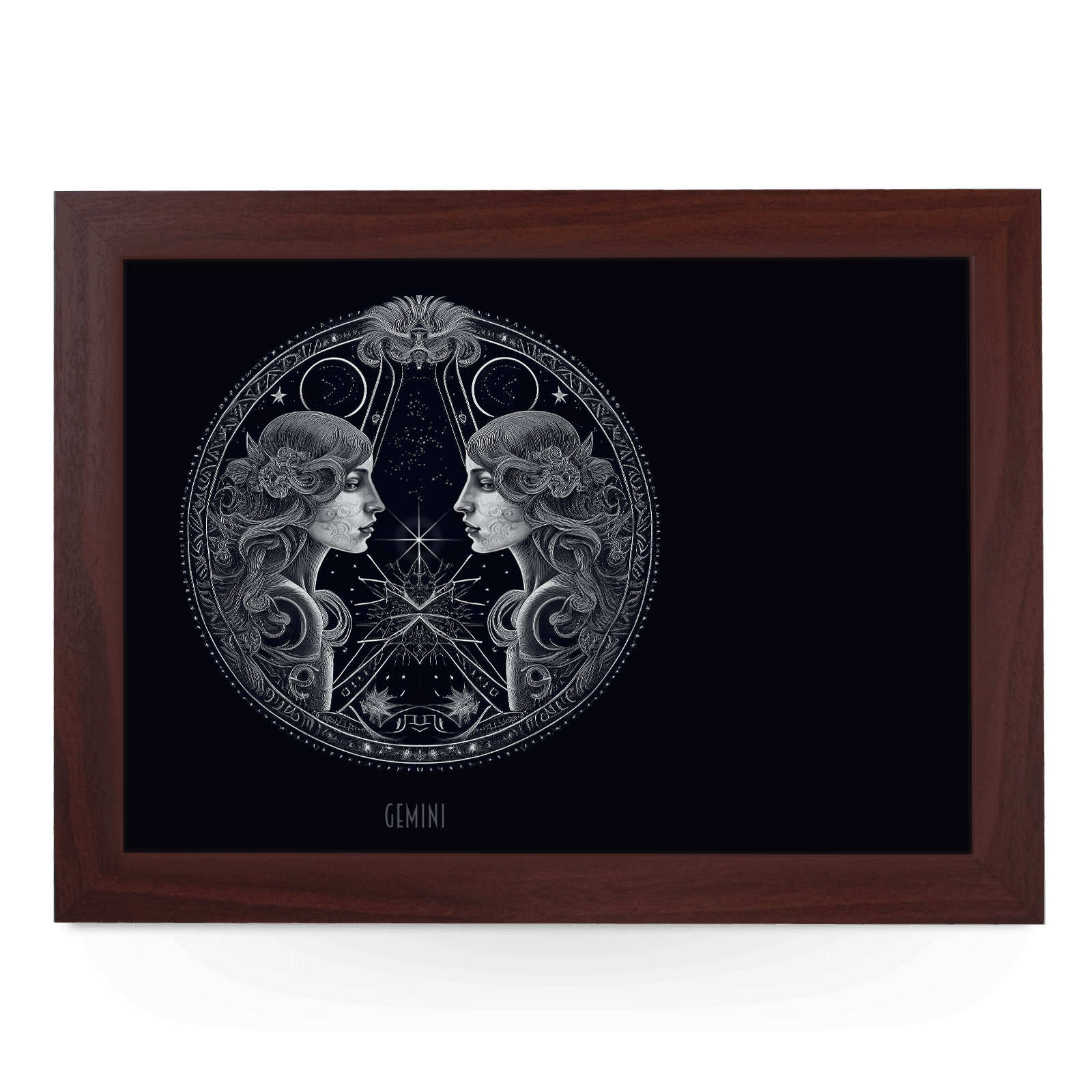 Gemini Star Sign Lap Tray - L1059 - Cushioned Lap Trays by Yoosh