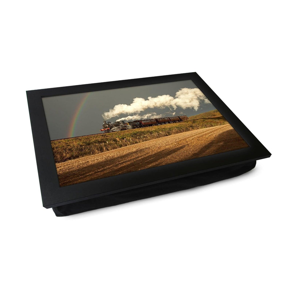 GER Y14 WITH RAINBOW, The North Norfolk Railway Train Lap Tray - JFS00082 Personalised Lap Trays