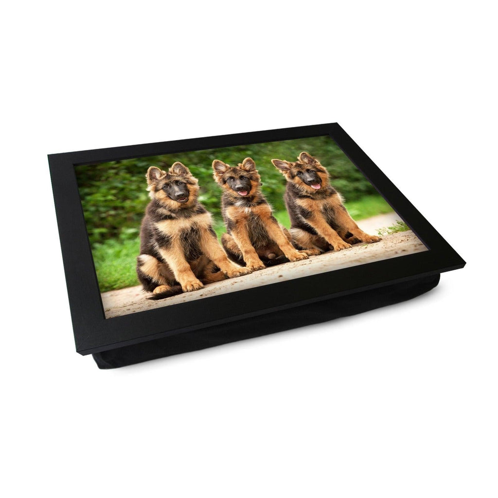 German Shepherd Puppies Lap Tray - L0580 Personalised Lap Trays