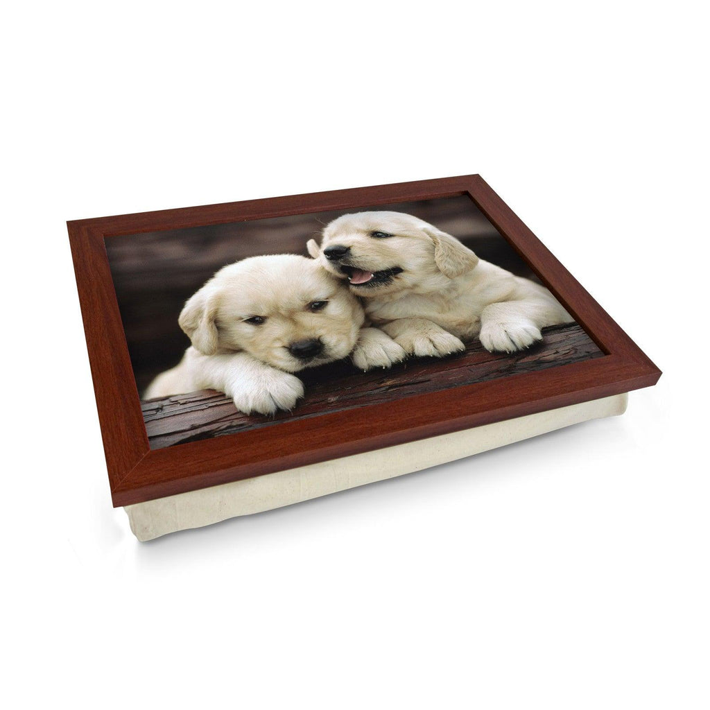 Golden Retriever Puppies Lap Tray - L0002 Personalised Lap Trays