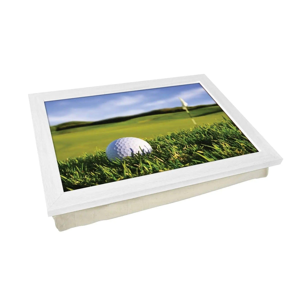 Golf Ball on Golf Course Lap Tray - L0105 Personalised Lap Trays