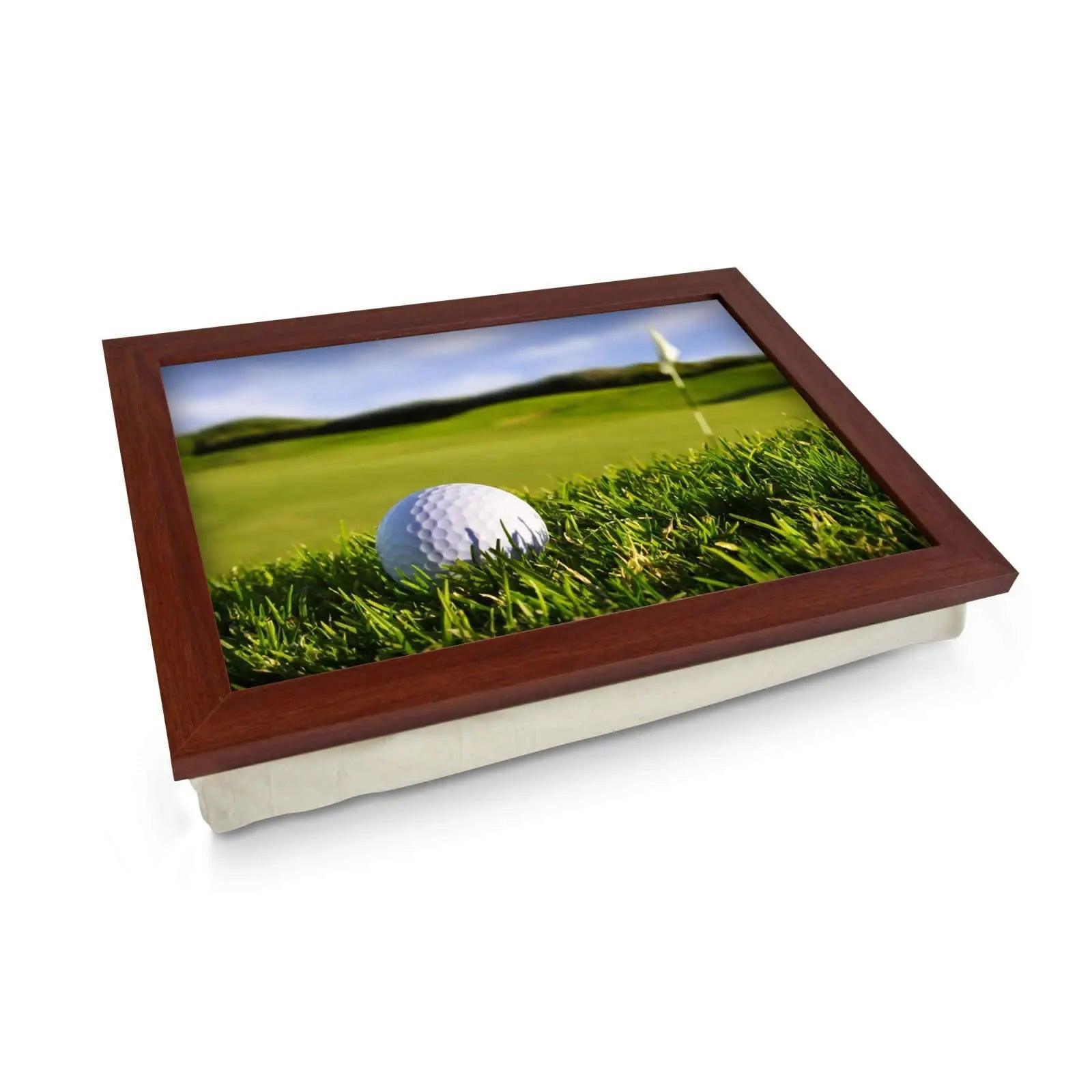 Golf Ball on Golf Course Lap Tray - L0105 Personalised Lap Trays