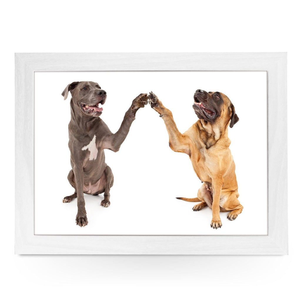 Great Dane & Mastiff Shaking Paws Lap Tray - L0225 Personalised Lap Trays