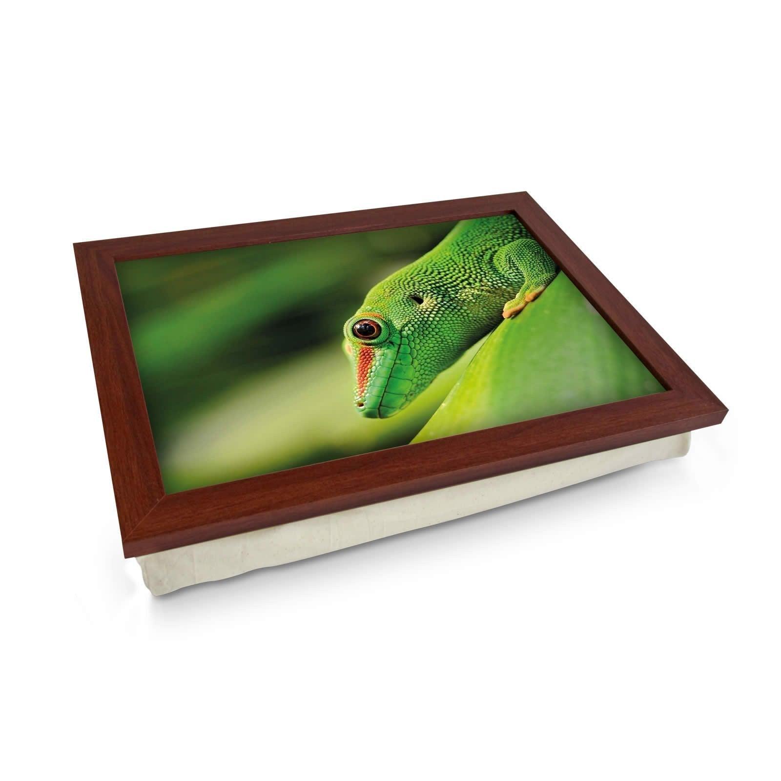Green Gecko Lap Tray - L0101 Personalised Lap Trays