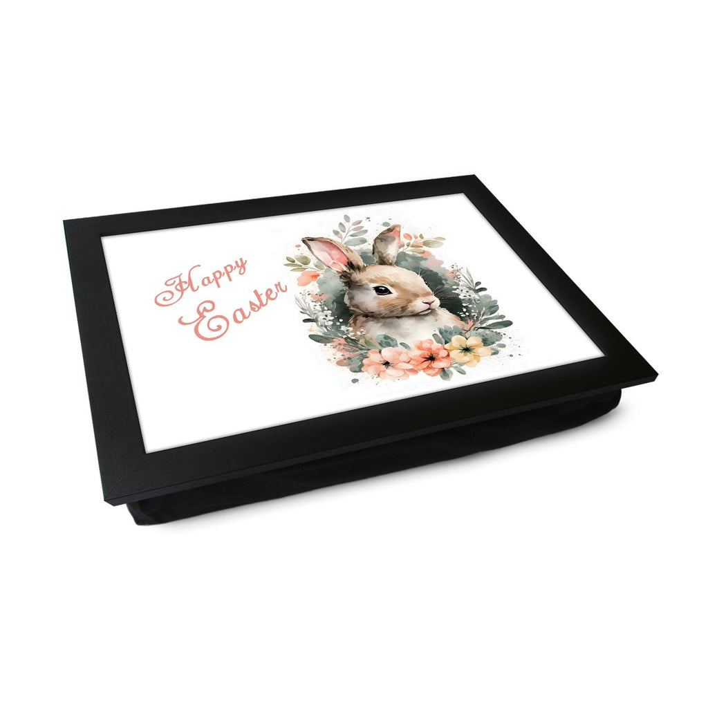 Happy Easter Bunny Lap Tray - L1172 - Cushioned Lap Trays by Yoosh